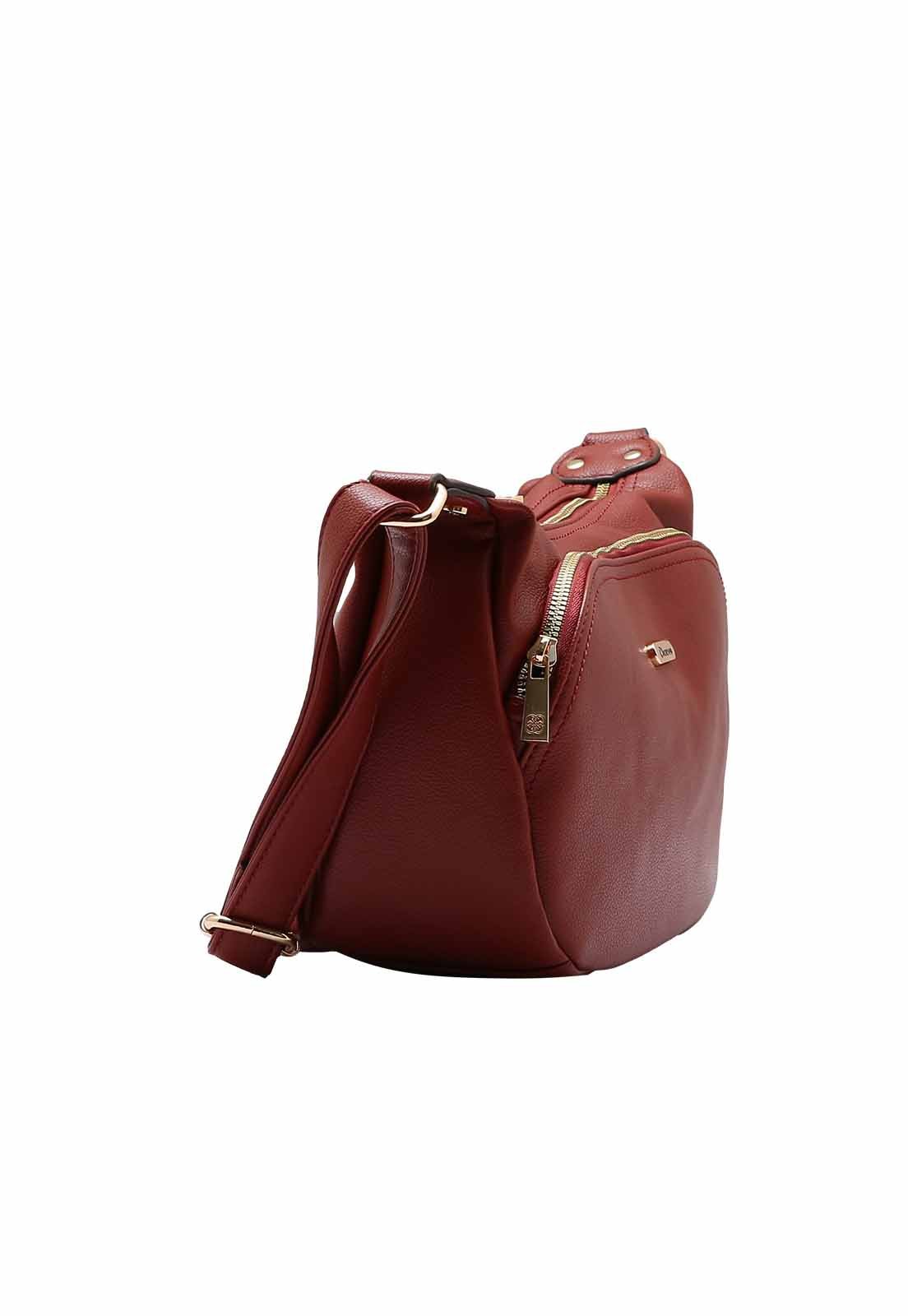Bolsa Feminina Chenson Original Transversal 3484919 Vinho 2