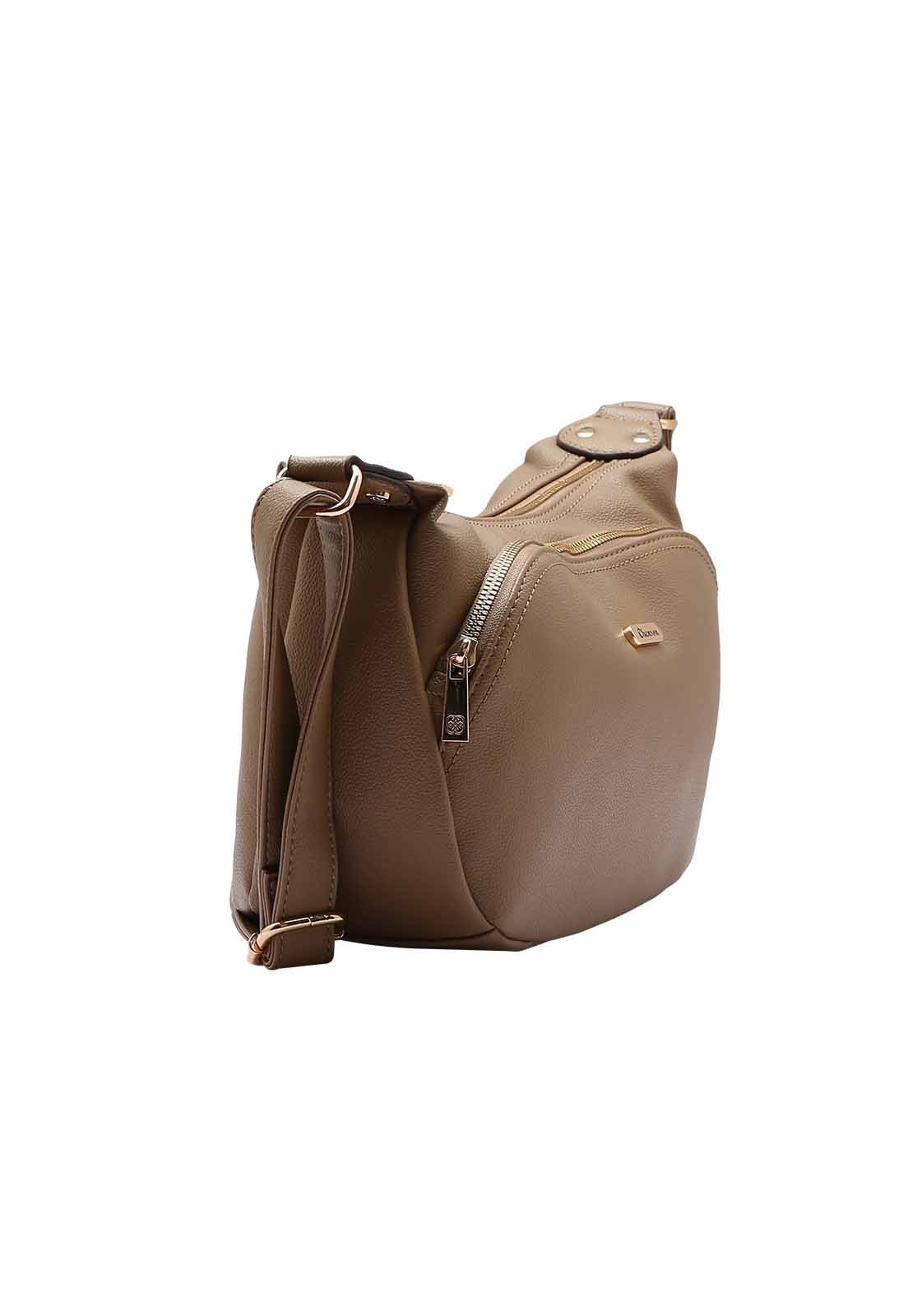 Bolsa Feminina Chenson Original Transversal 3484919 Bege 2