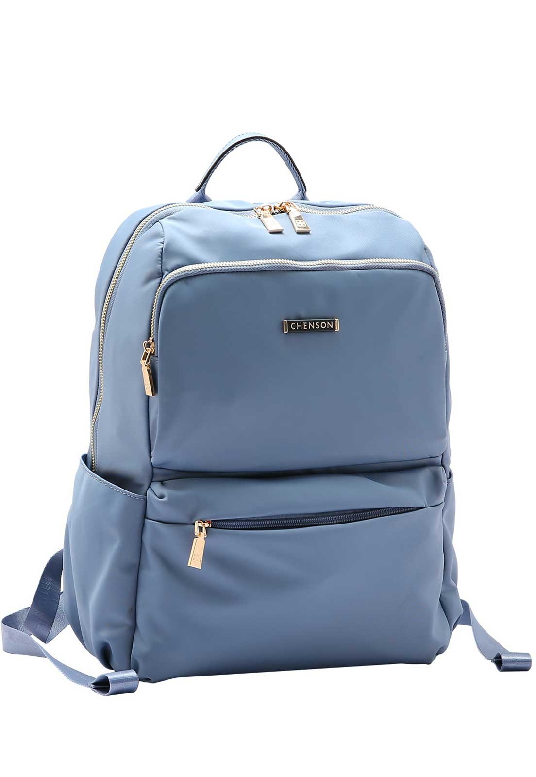 lpaison様 Mochila Feminina Chenson Original Twill Nylon Costas 8784938 Azul