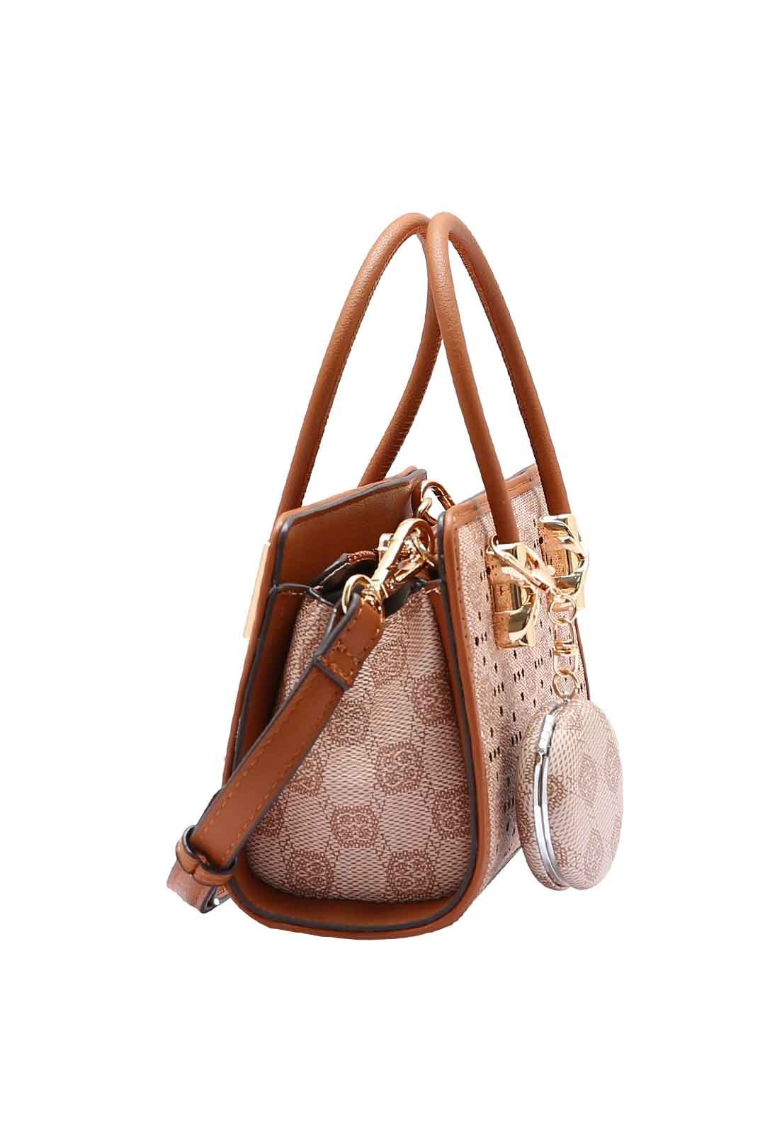 Bolsa Feminina Chenson Original New Cristal Mão 3485031 Marrom 2