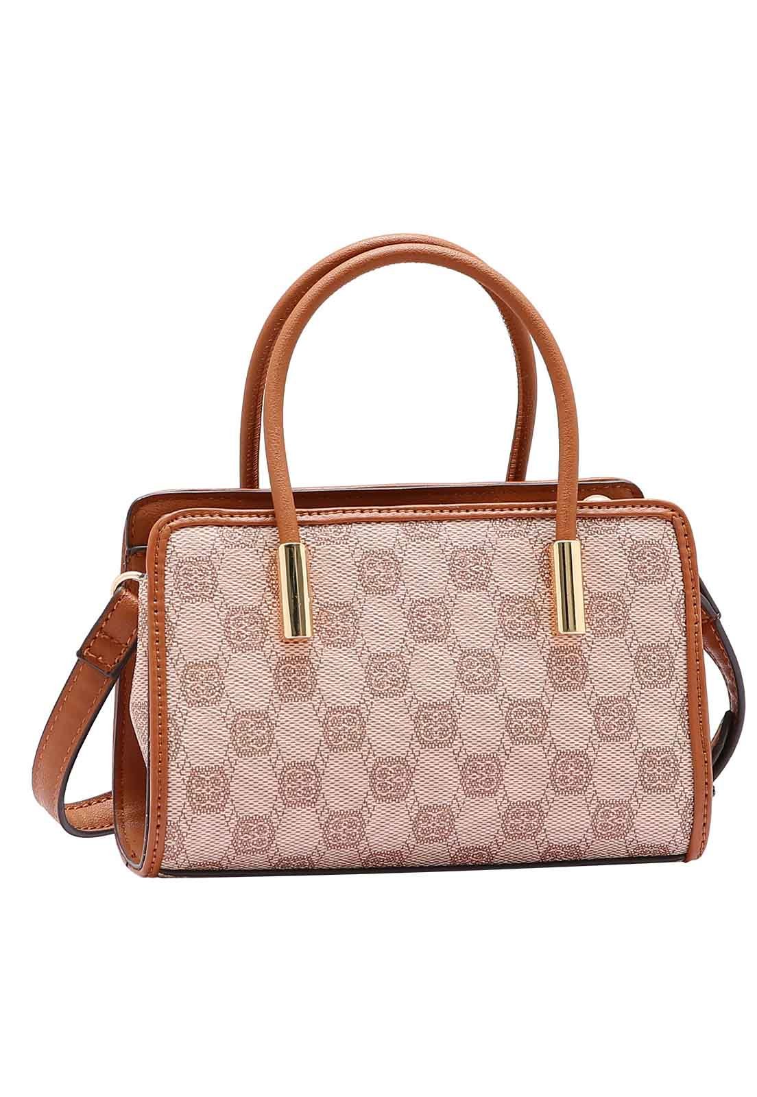 Bolsa Feminina Chenson Original New Cristal Mão 3485031 Marrom 3