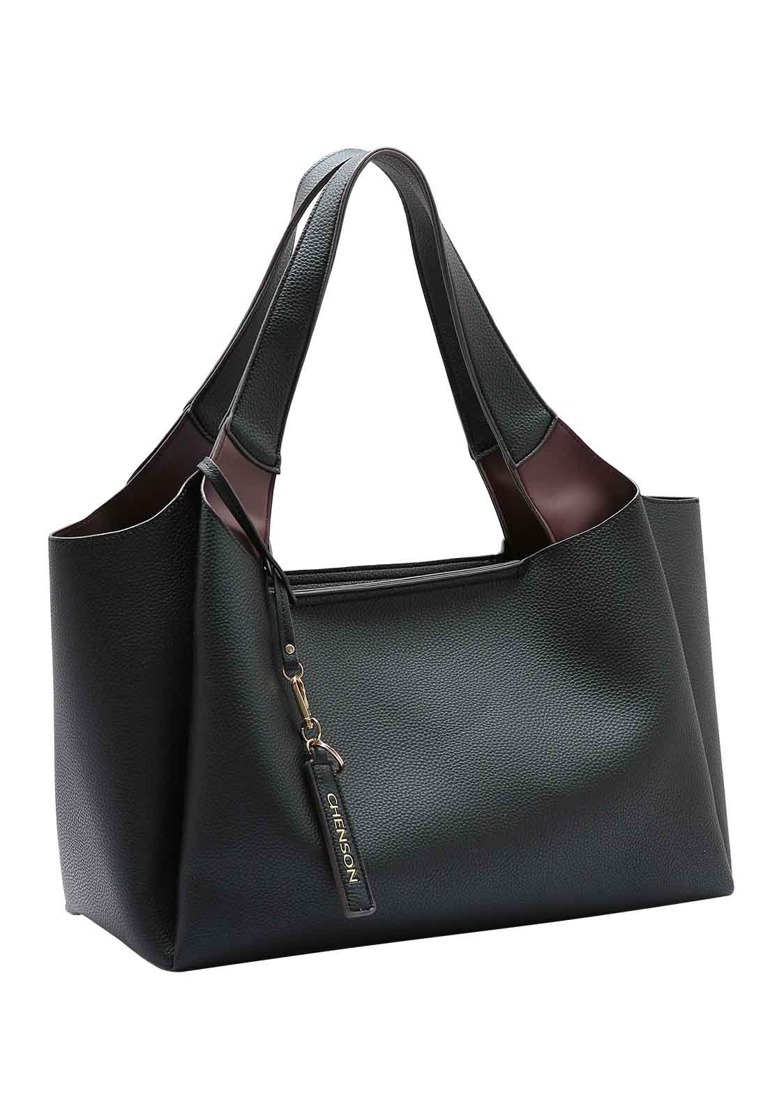 Kit Bolsa Feminina + Necessaire Chenson Original Casual Chic Mão 3485006