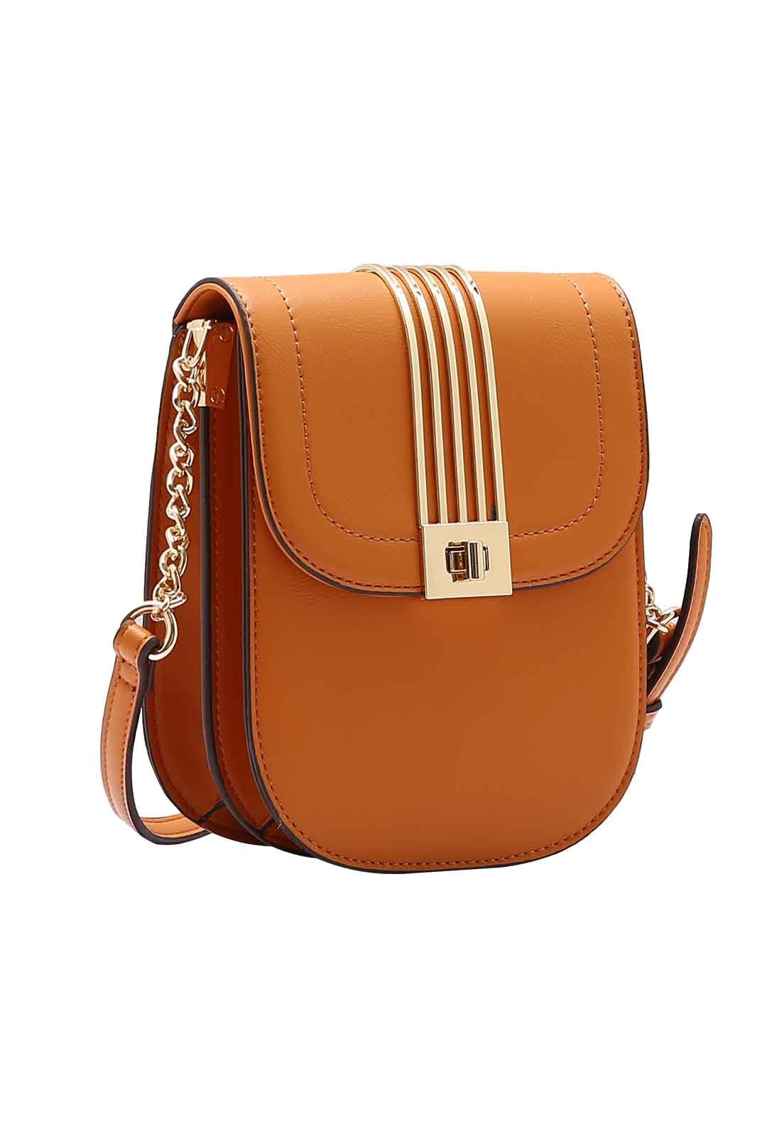 Bolsa Feminina Chenson Original Atemporal Transversal 3485071 Caramelo 1