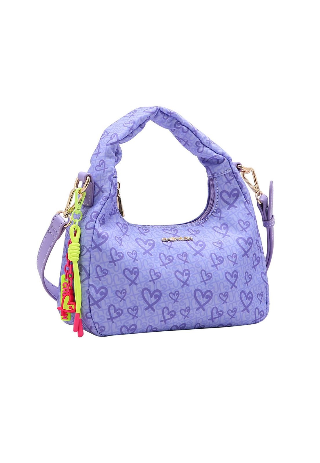 Bolsa Feminina Chenson Heart 3784773 Lilás 1