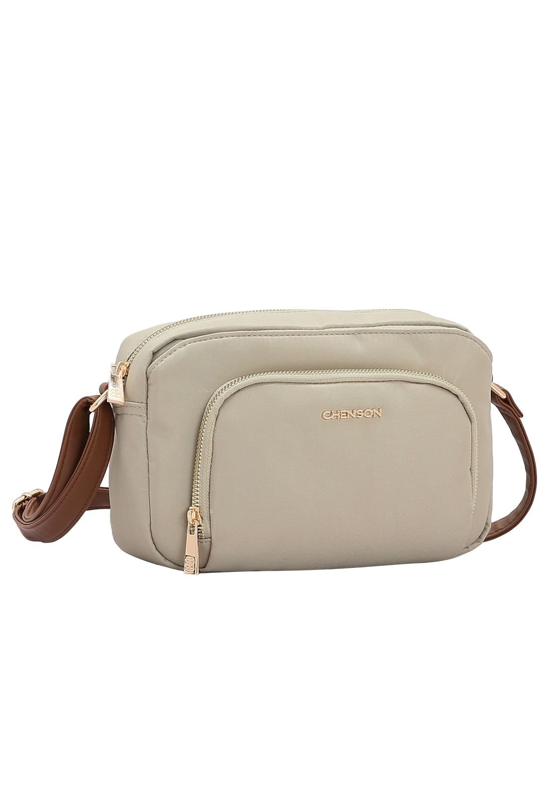 Bolsa Feminina Chenson Microfiber 3184587 Bege 1