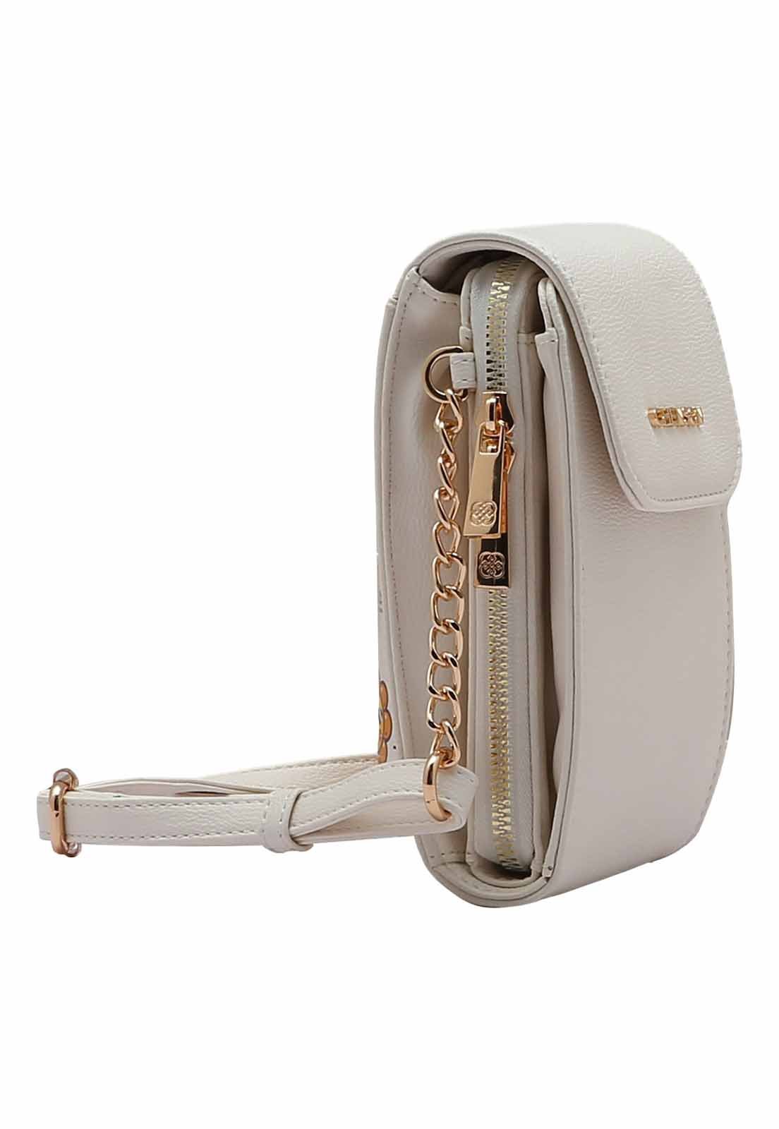 Bolsa Feminina Chenson Original Transversal  3484935 Off White 2