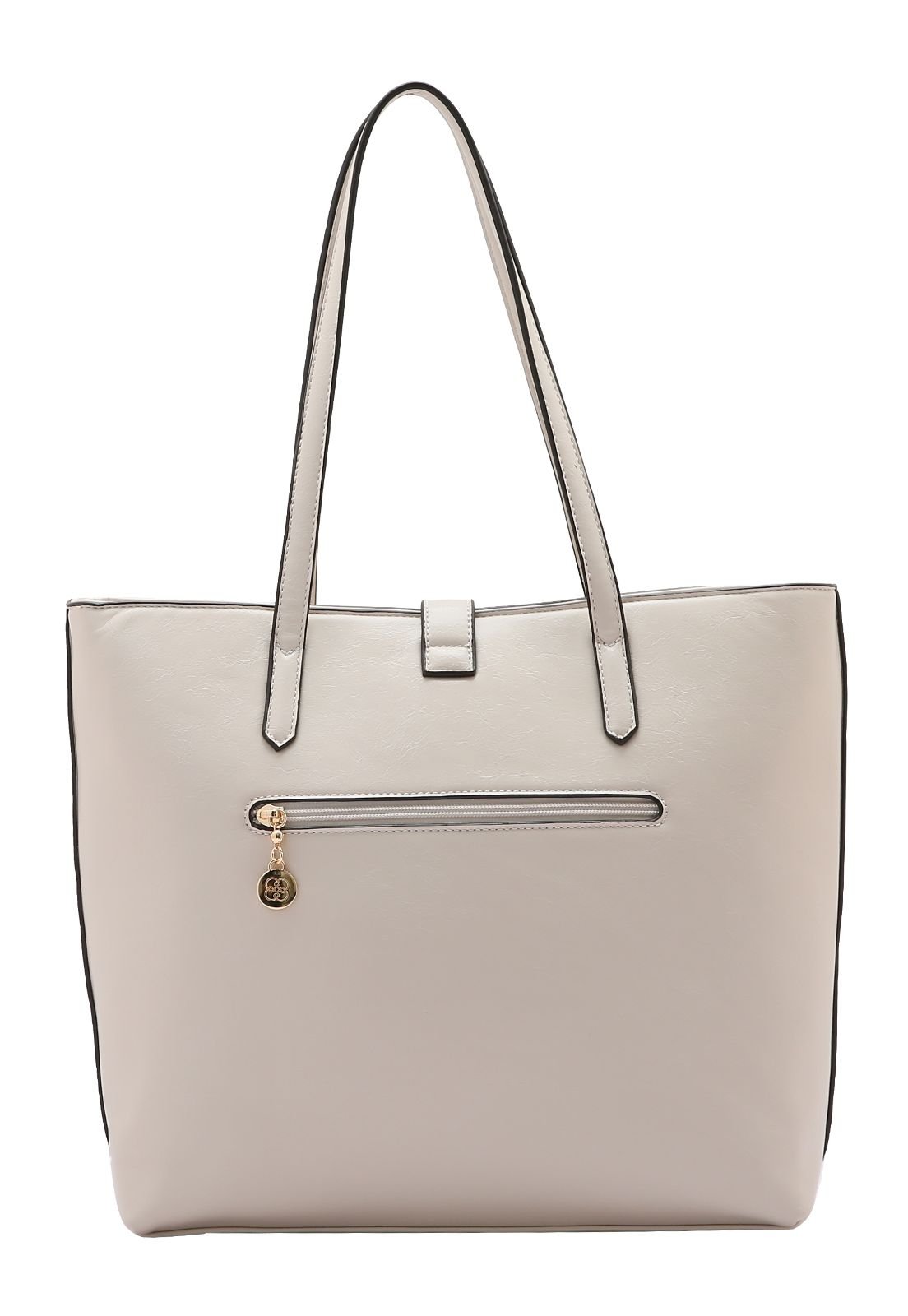 Bolsa Feminina Chenson Minimalista 3484808 Off White 3