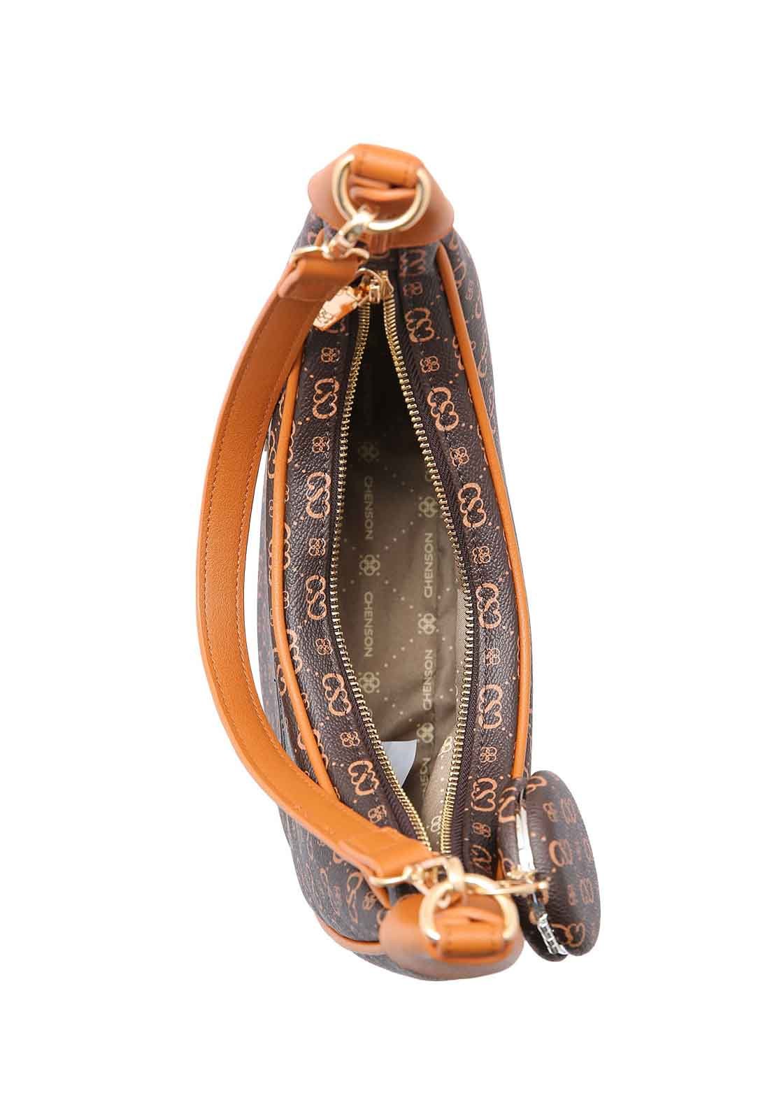 Bolsa Feminina Chenson Original Elegance Luxo Ombro 3485085 Café 4