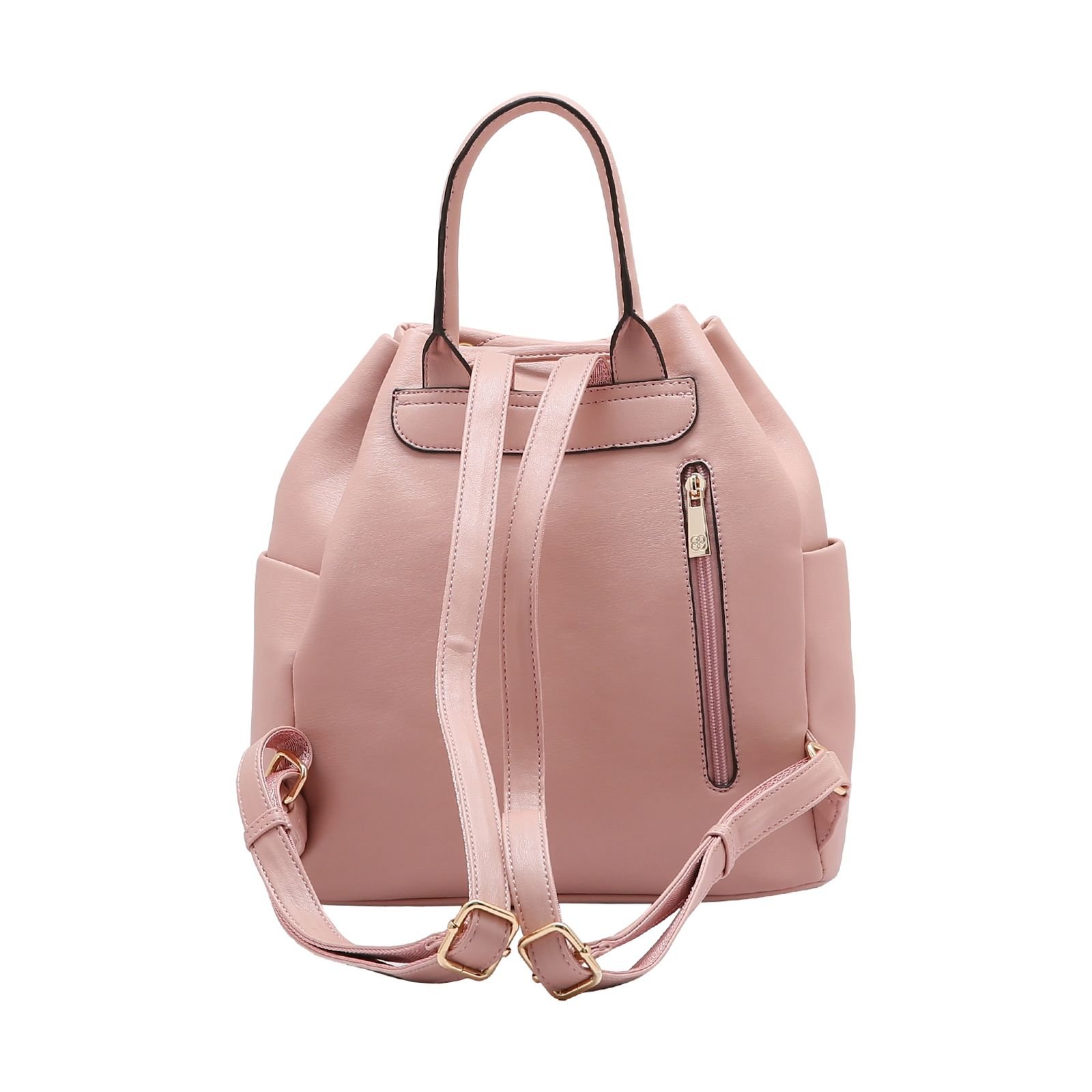 Mochila Feminina Chenson Matelasse Diagonal 8484680 Rosa 3
