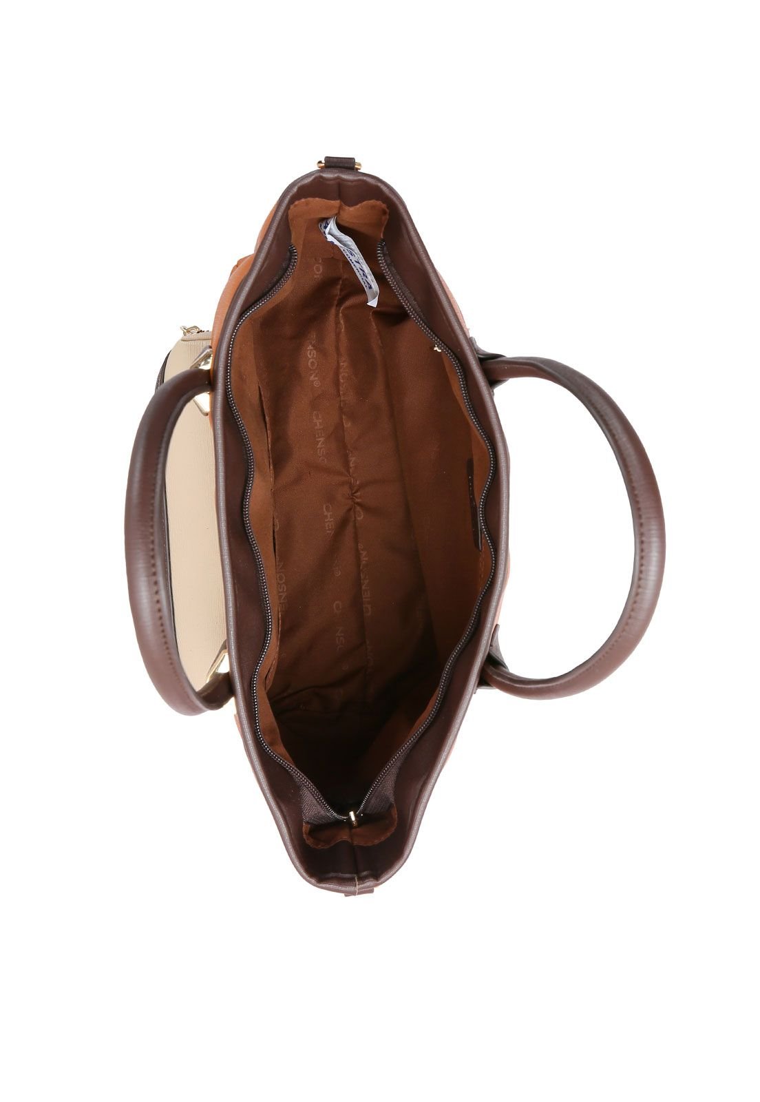 Bolsa Feminina Classico Chic Mão 3484454 Marrom 4