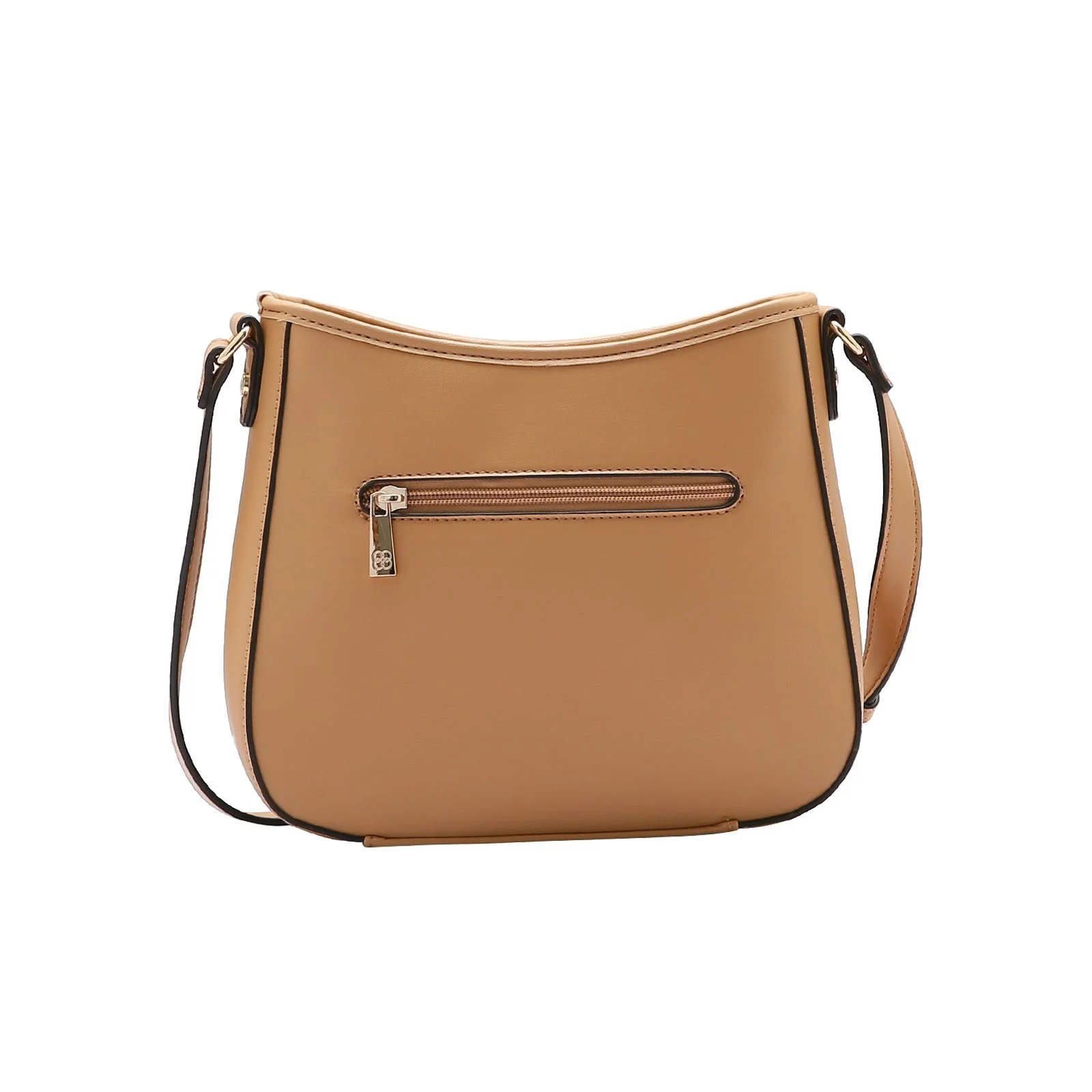 Bolsa Feminina Chenson Pesponto Delicado 3484678 Bege 3