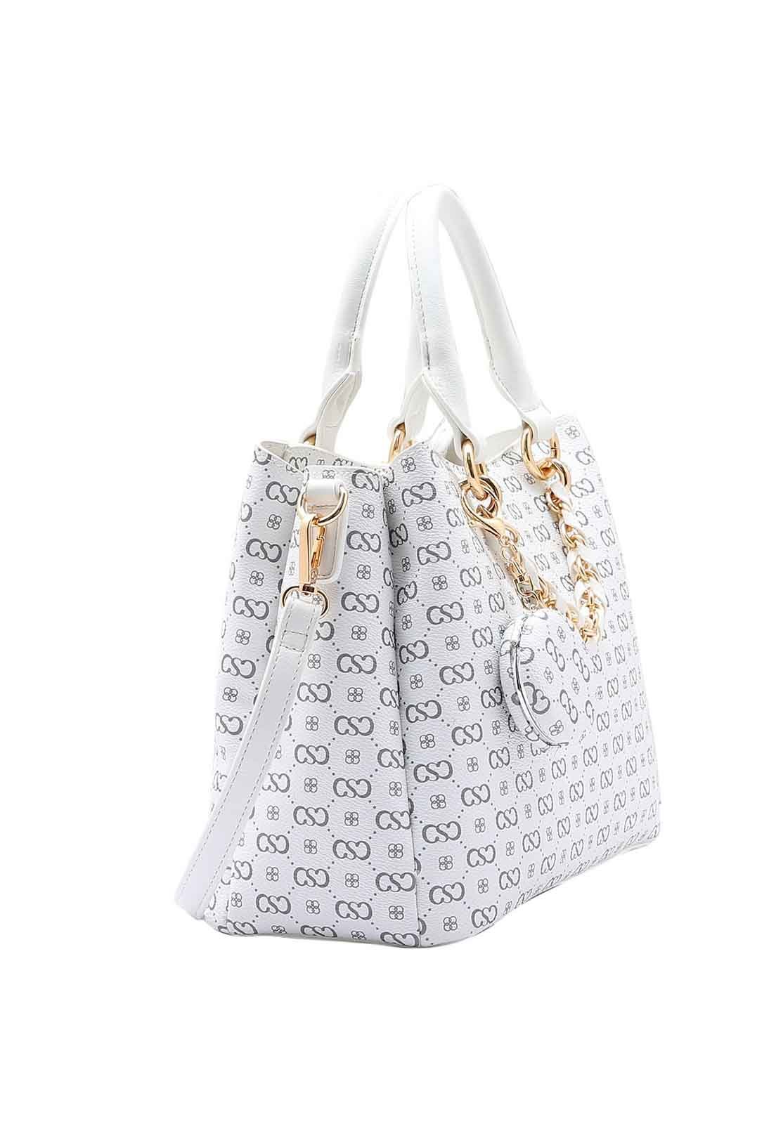 Bolsa Feminina Chenson Original Elegance Luxo Mão 3485083 Off White 2
