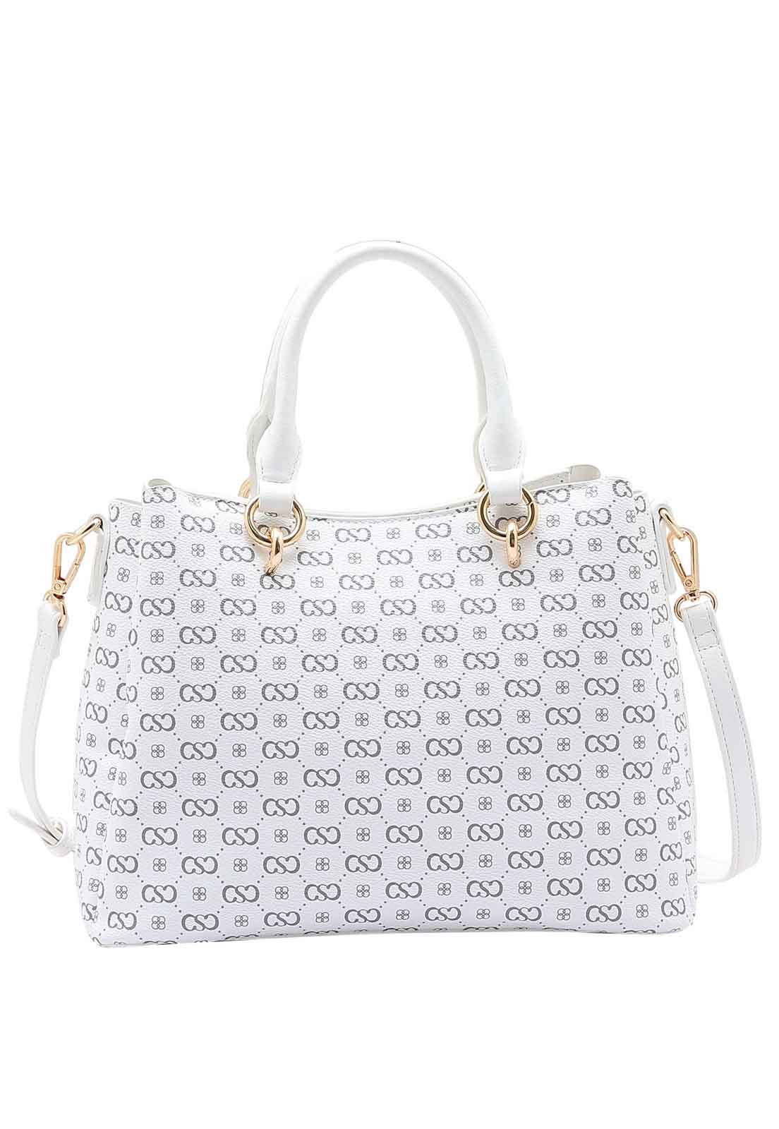 Bolsa Feminina Chenson Original Elegance Luxo Mão 3485083 Off White 3