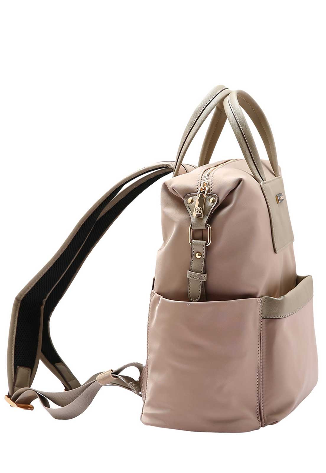 Mochila Feminina Chenson Original Twill Nylon Costas 8784940 Coral 2