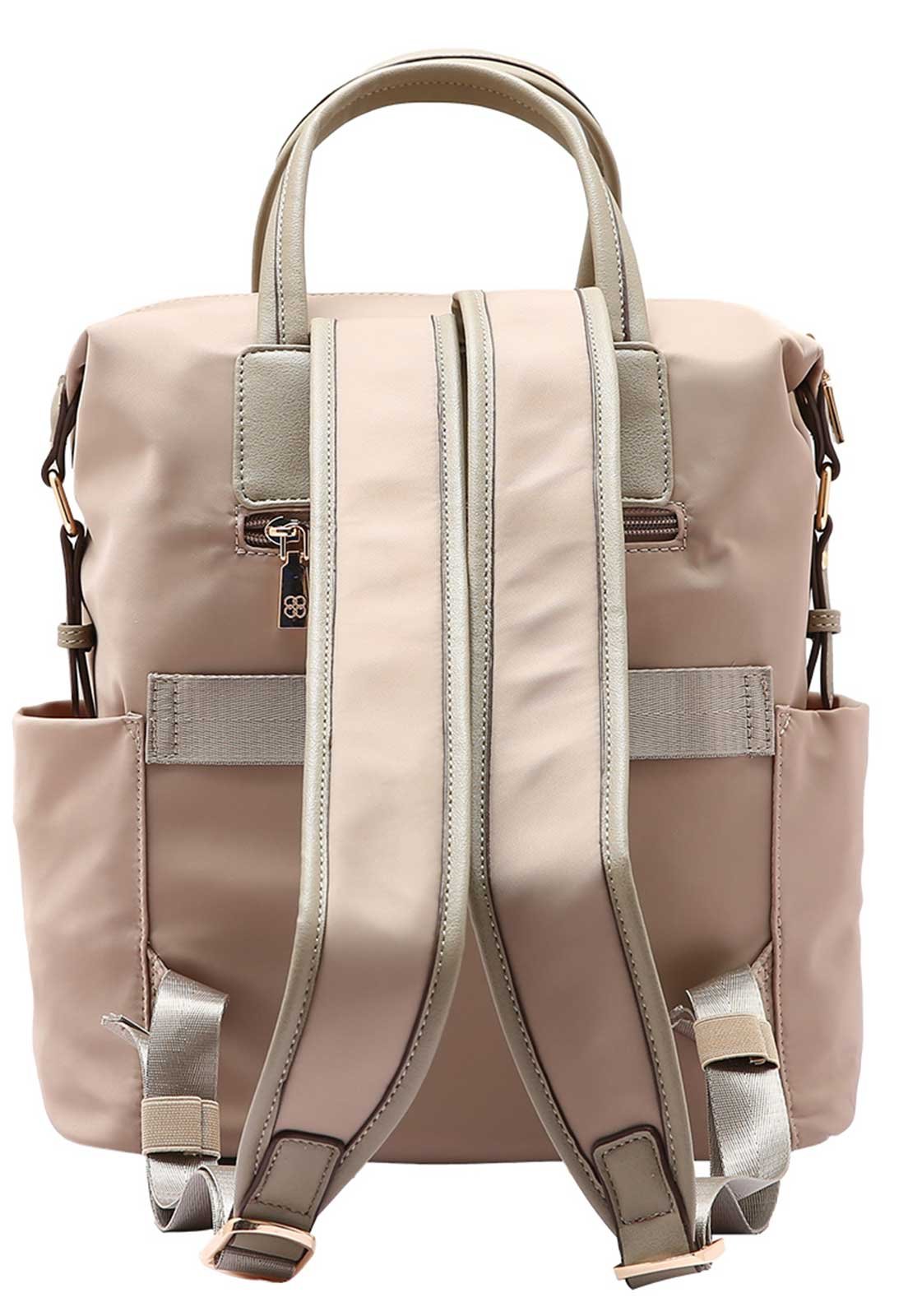 Mochila Feminina Chenson Original Twill Nylon Costas 8784940 Coral 3