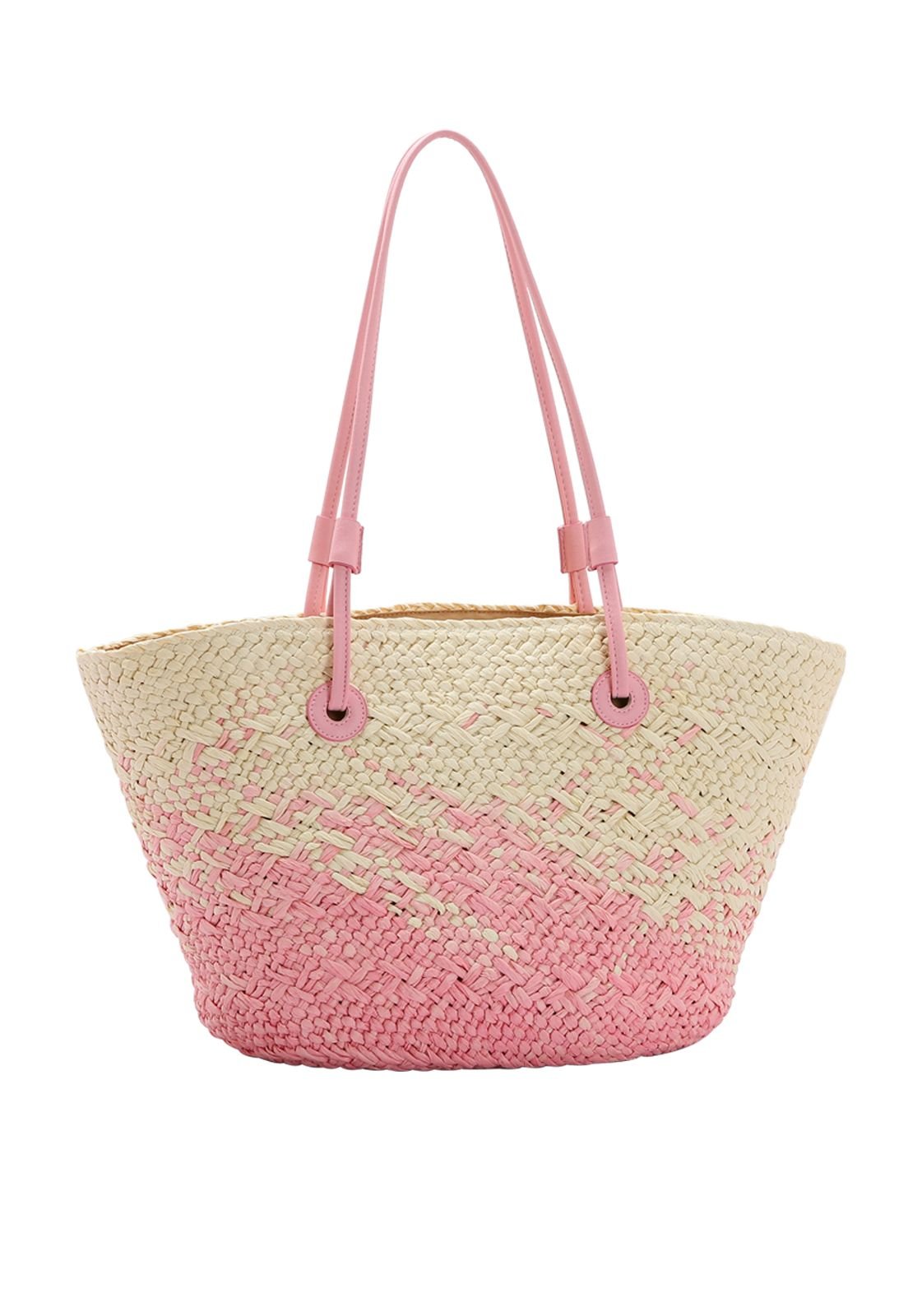 Bolsa Feminina Palha Ombro 3184577 Rosa 3