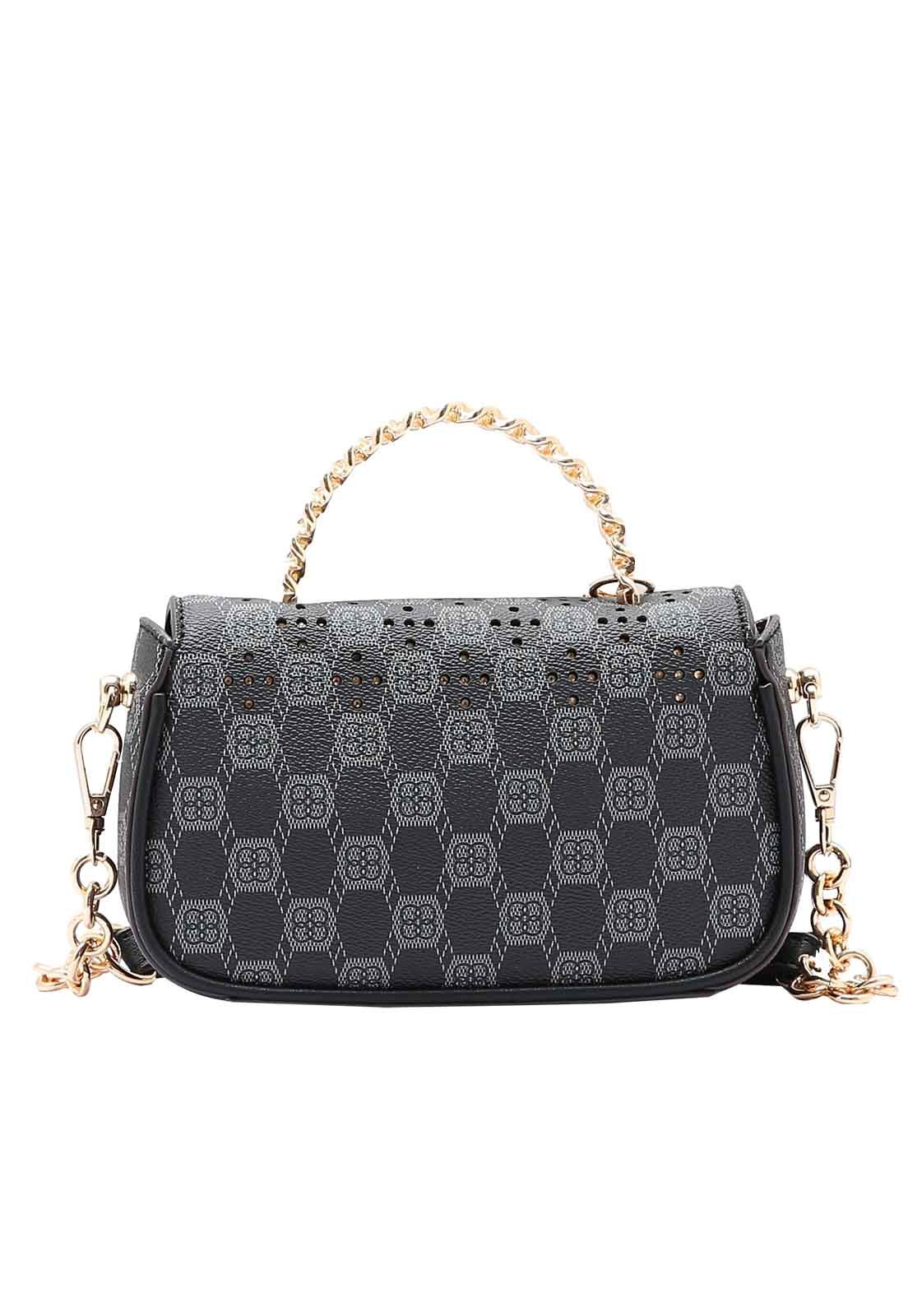 Bolsa Feminina Chenson Original New Cristal Mão 3485032 Preto 3