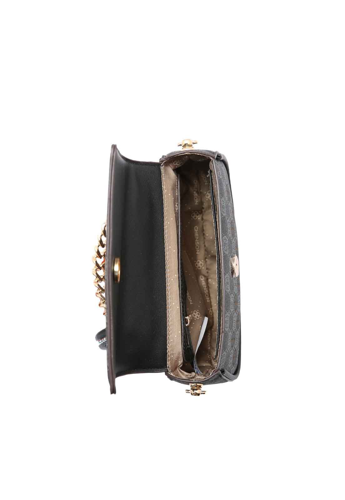 Bolsa Feminina Chenson Original New Cristal Mão 3485032 Preto 4