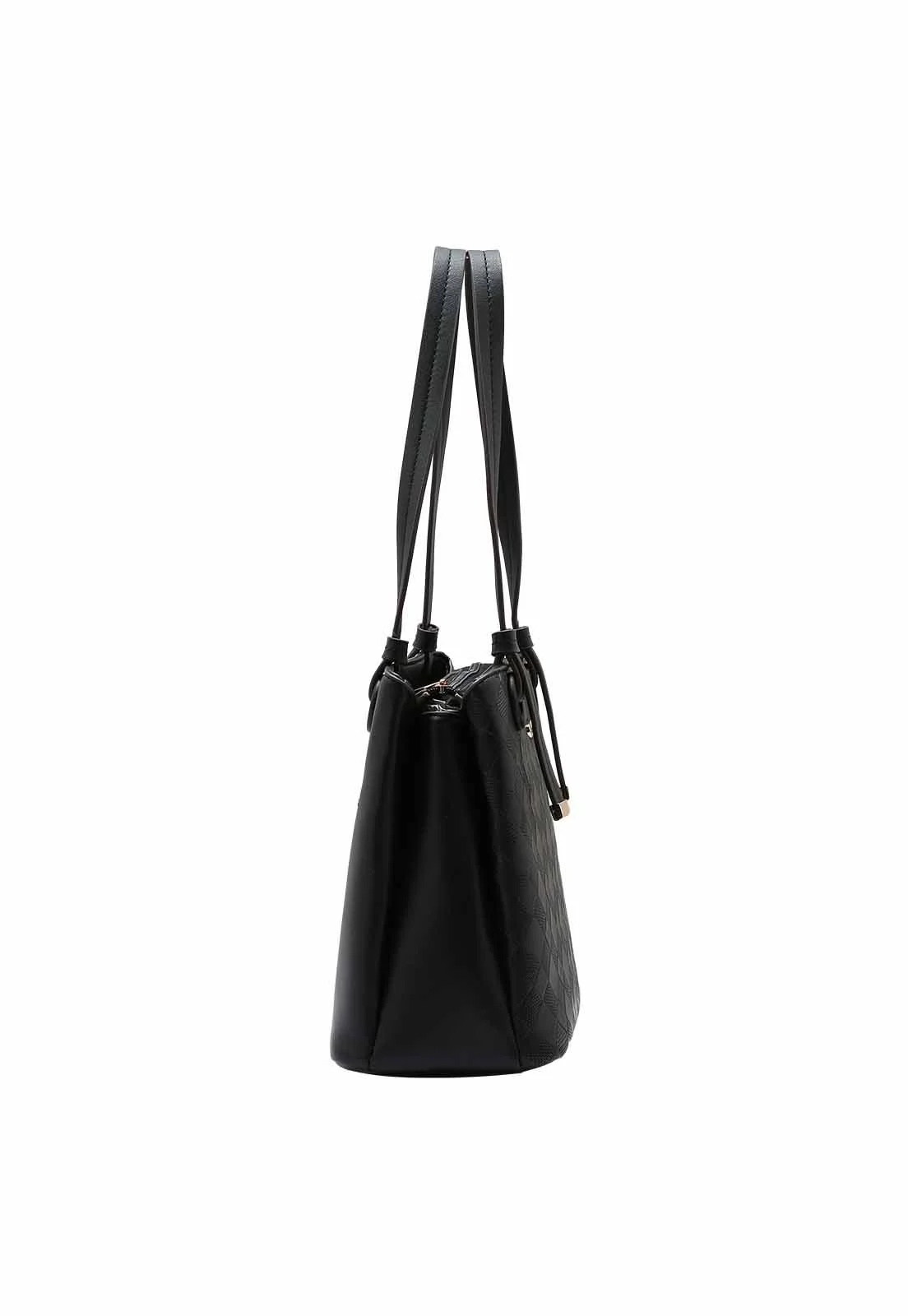 Bolsa Feminina Chenson Original Relevo Texturizado Ombro 3484959 Preto 2