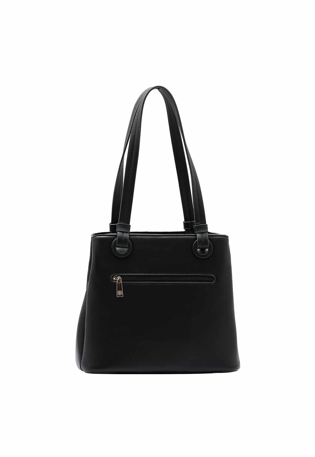 Bolsa Feminina Chenson Original Relevo Texturizado Ombro 3484959 Preto 3