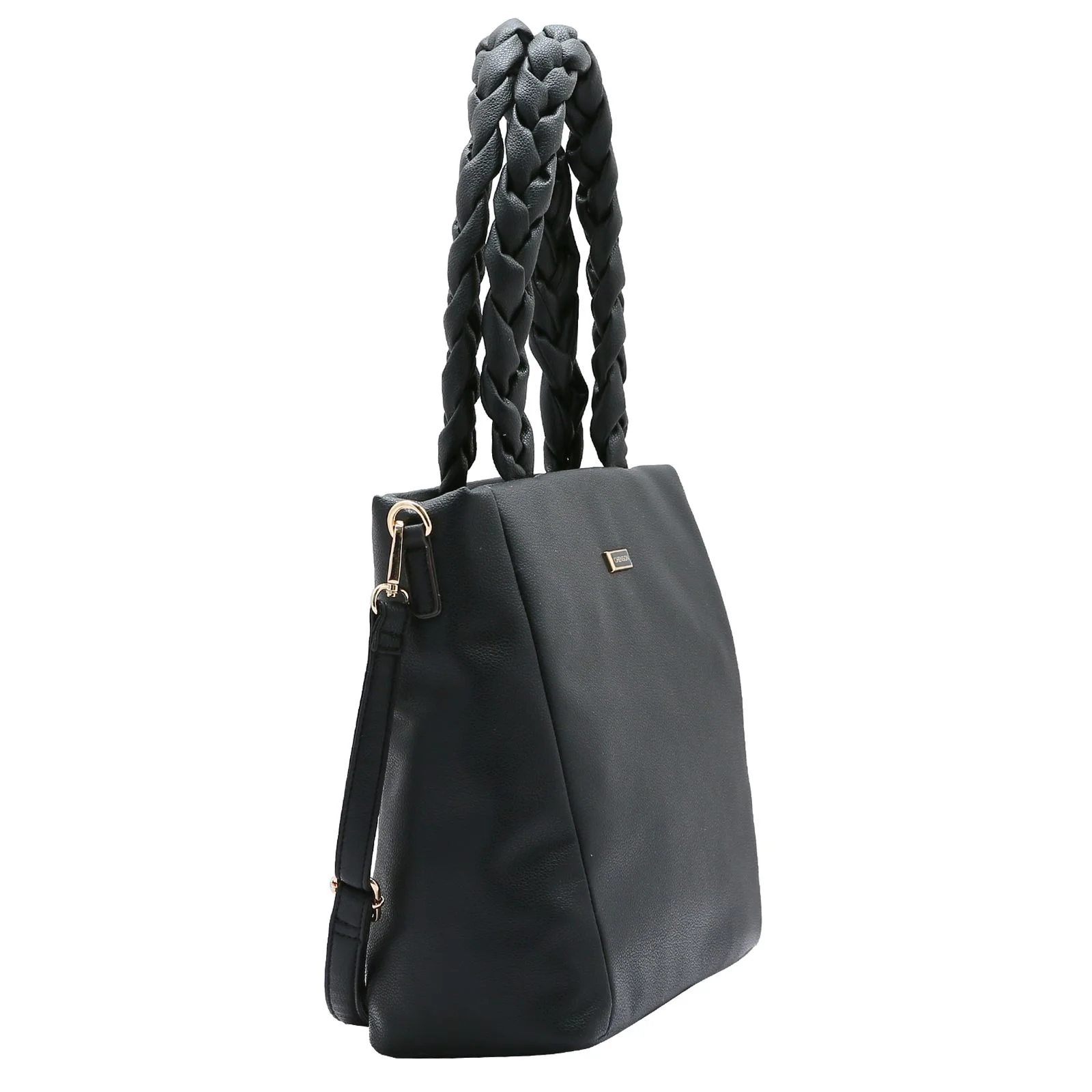 Bolsa Feminina Chenson Soft Trançado 3484645 Preto 2