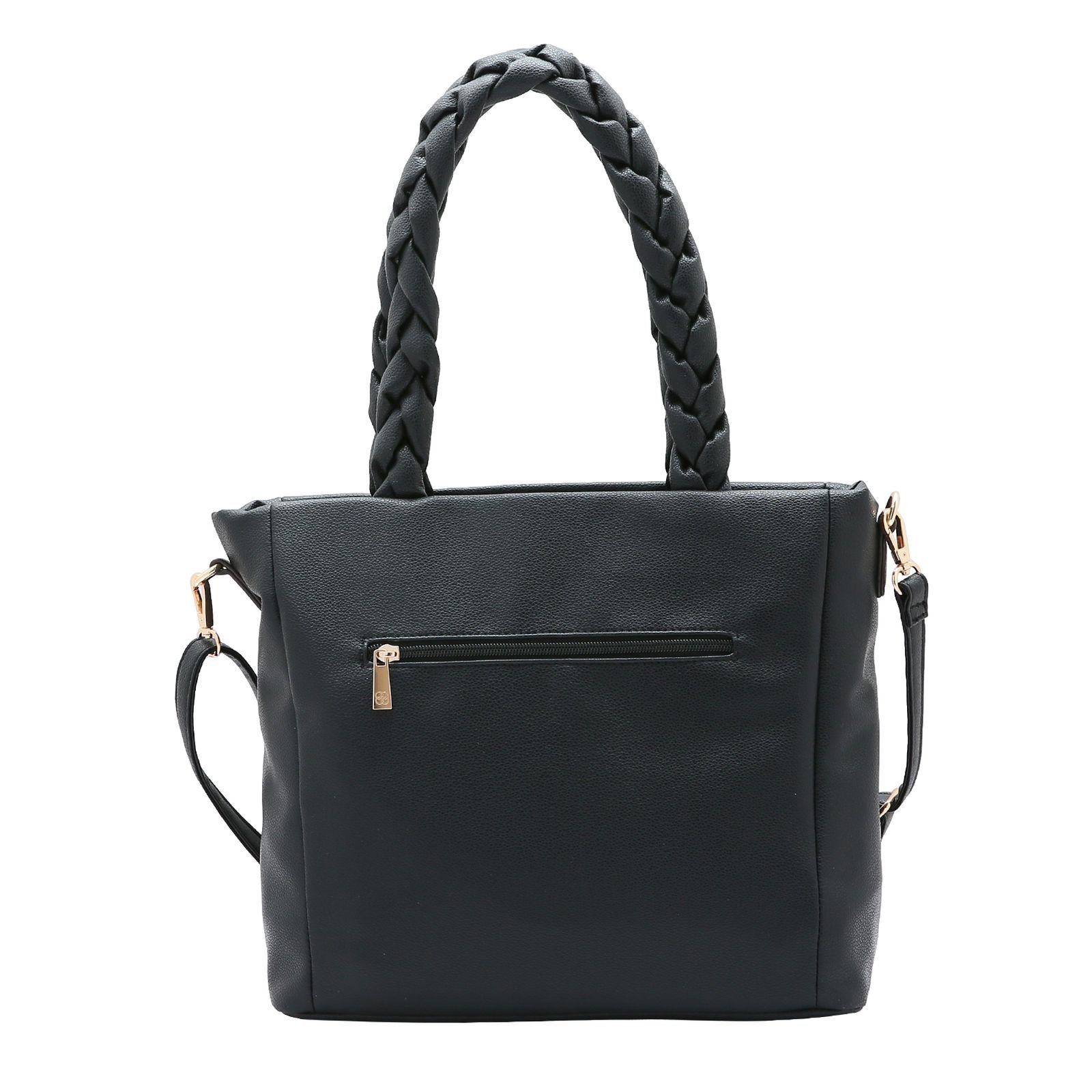 Bolsa Feminina Chenson Soft Trançado 3484645 Preto 3
