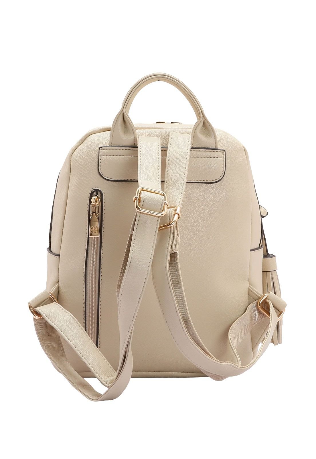 Mochila Feminina Classica  8484291 Bege 3