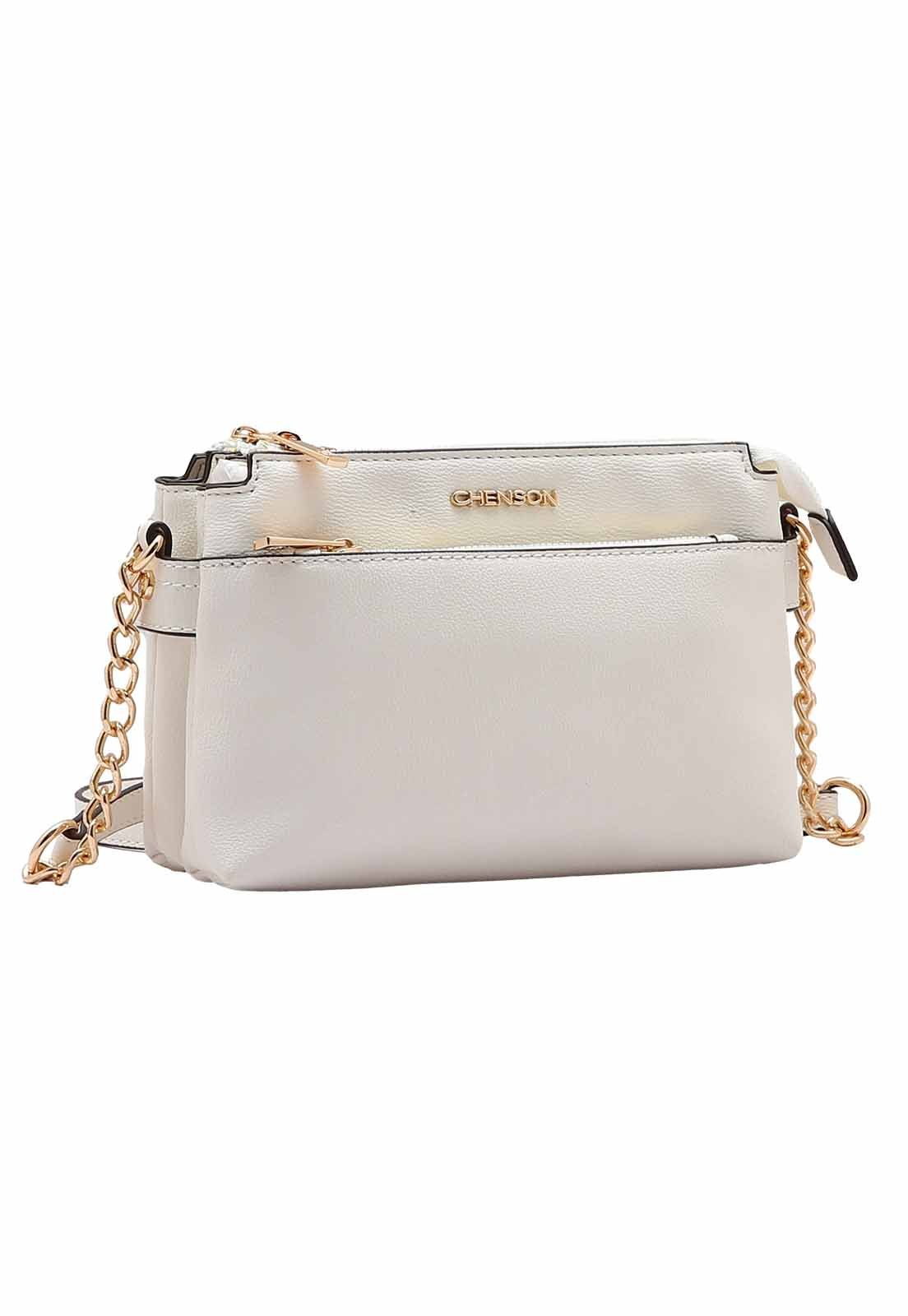 Bolsa Feminina Chenson Original Transversal Versátil 3484928 Off White 1