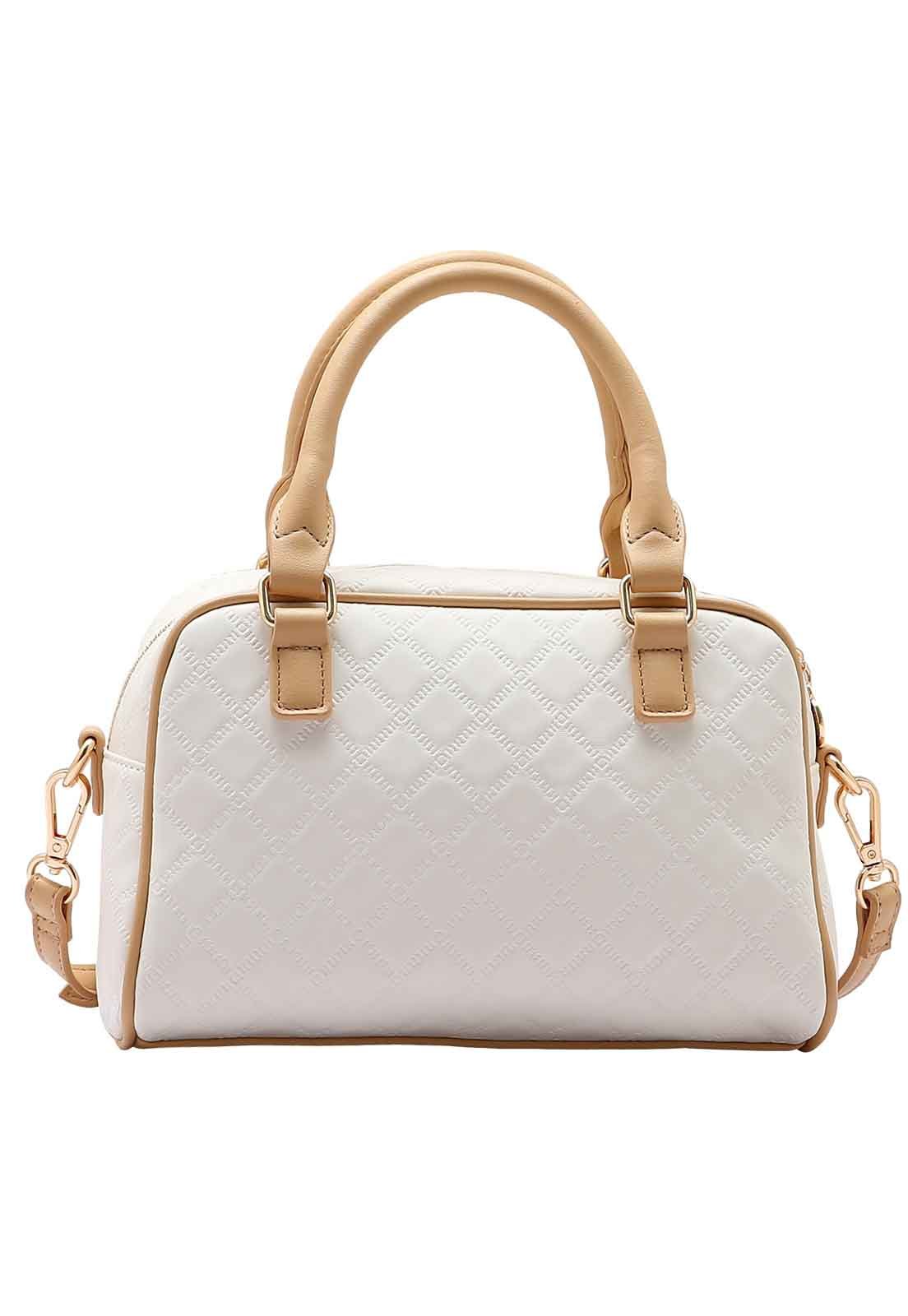 Bolsa Feminina Chenson Original Matelassê Cute Mão 3484980 Nude 3