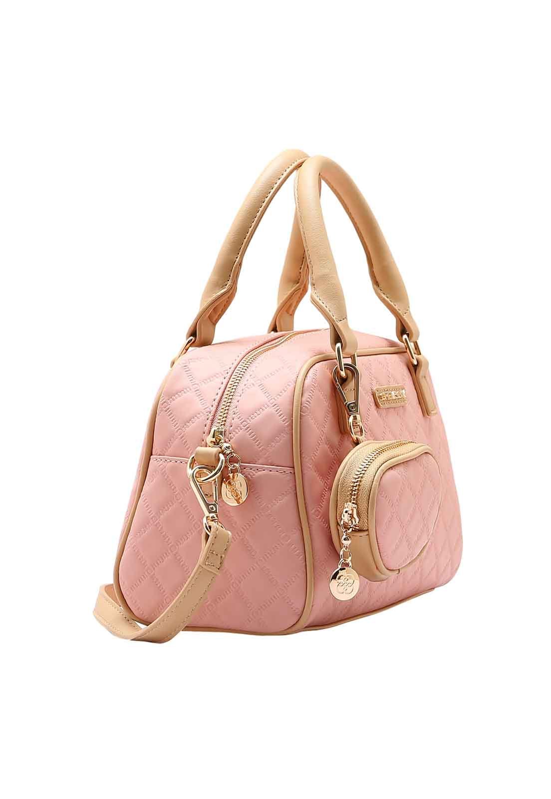 Bolsa Feminina Chenson Original Matelassê Cute Mão 3484980 Rosa 2