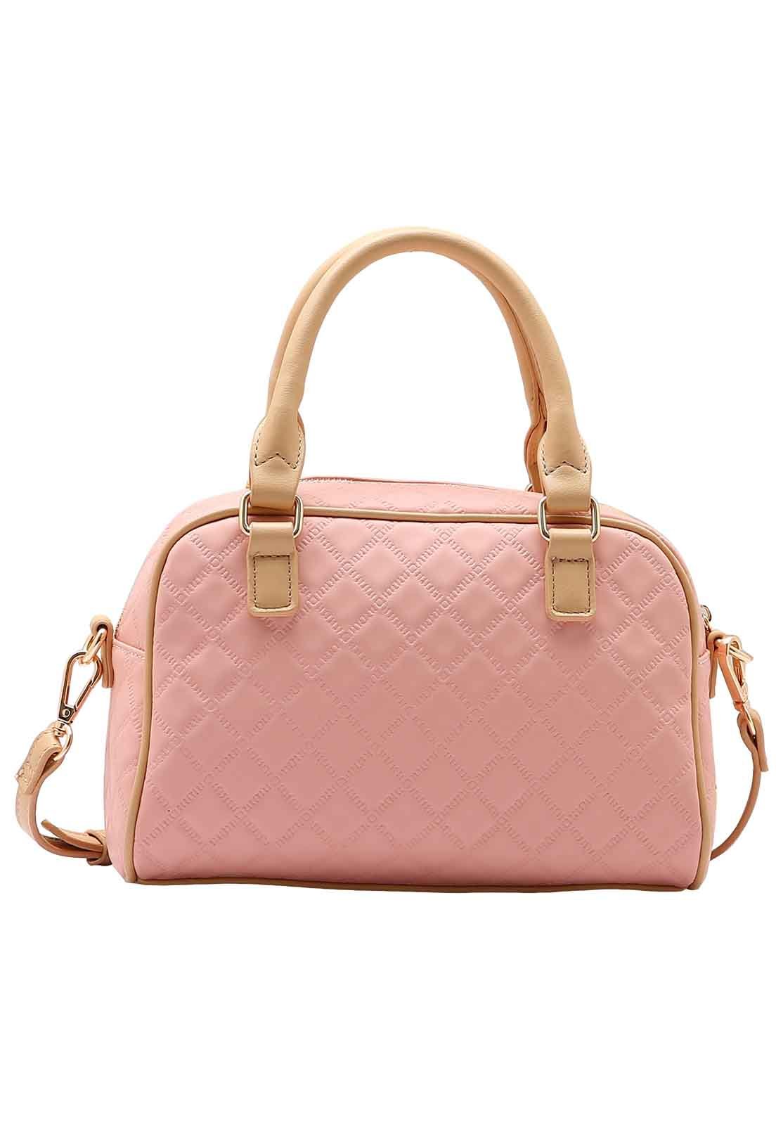 Bolsa Feminina Chenson Original Matelassê Cute Mão 3484980 Rosa 3
