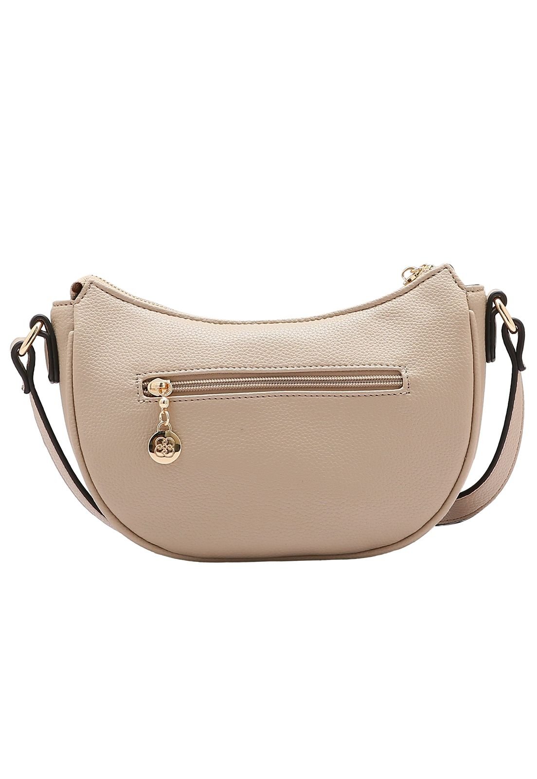 Bolsa Feminina Chenson Ferragem Chic 3484807 Bege 3