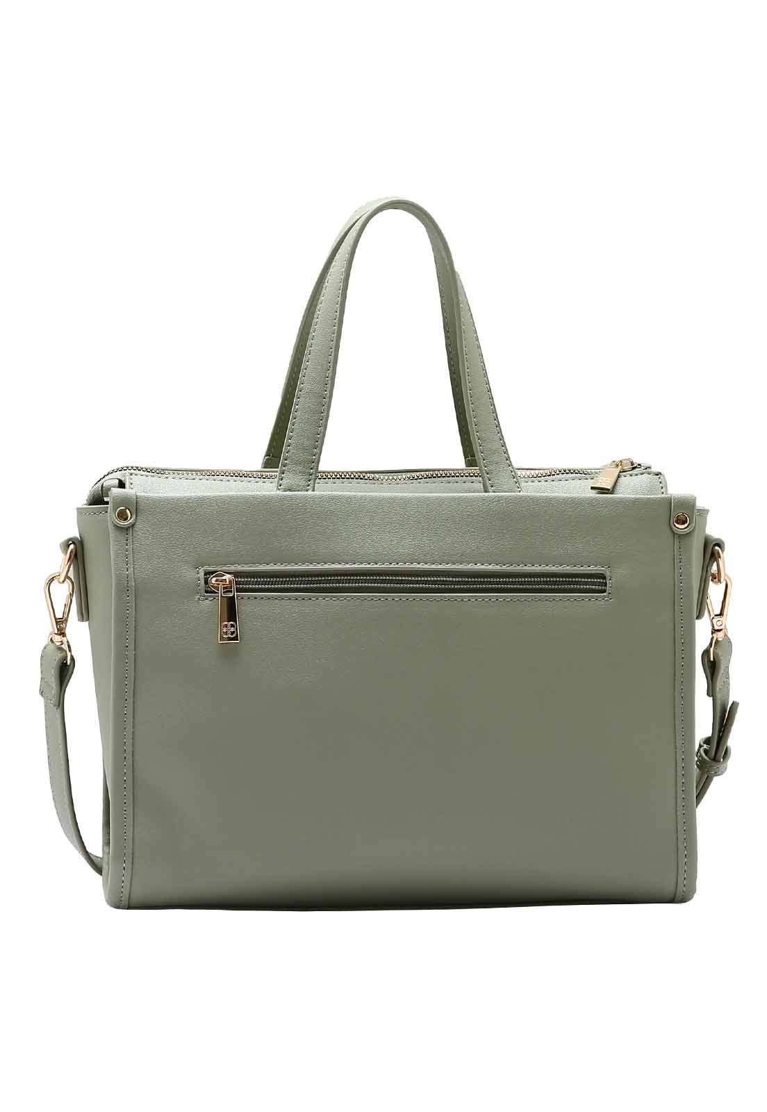 Bolsa Feminina Chenson Original Textura Minimalista Mão 3484897 Verde 3