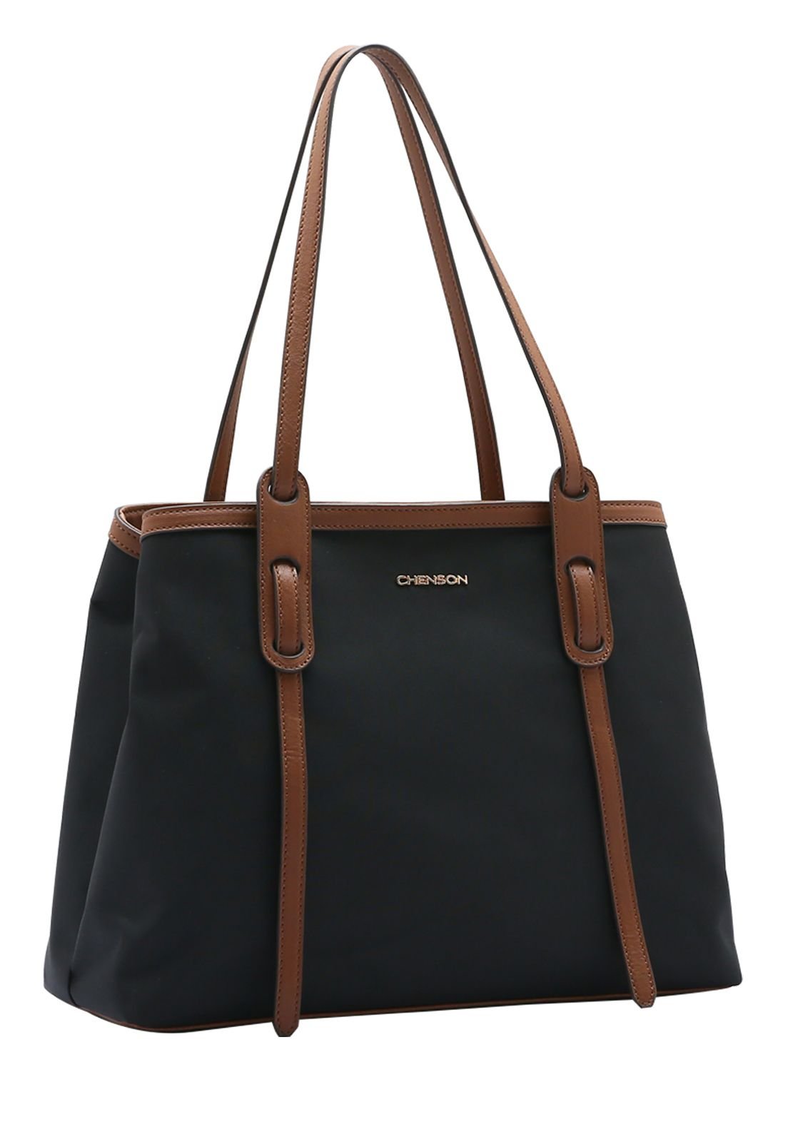 Bolsa Feminina Microfibra Ombro 3484119 Preto 1