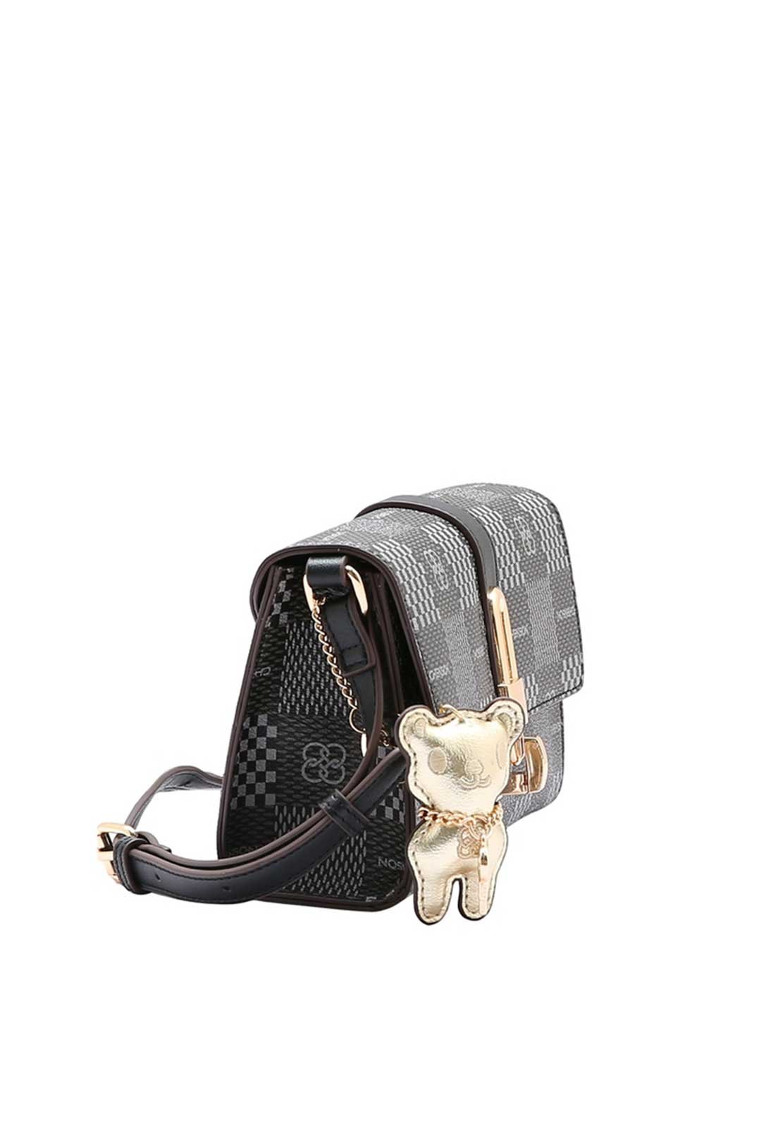 Bolsa Feminina Chenson Original Elemento Gráfico Transversal 3485098 Preto 2