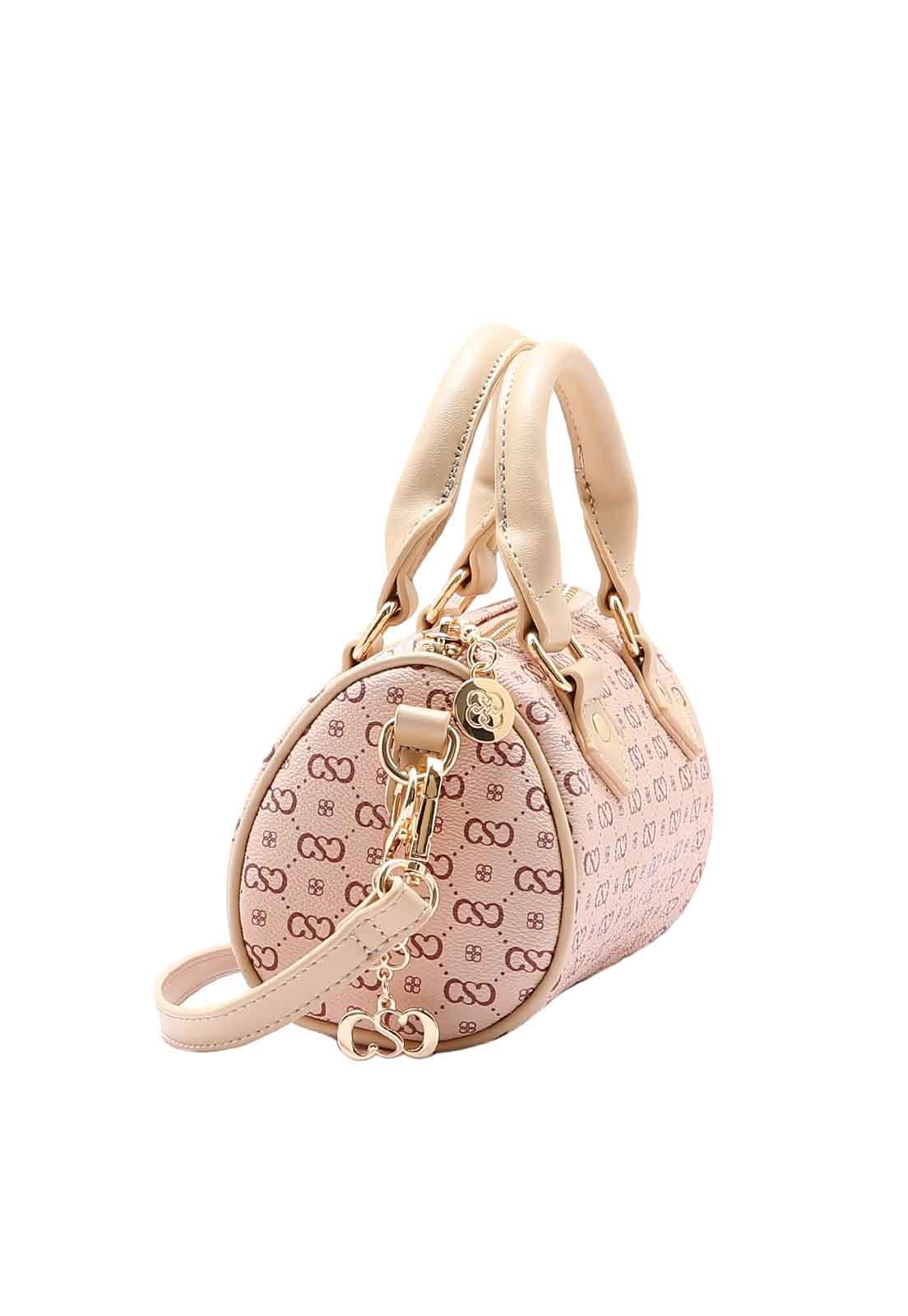 Bolsa Feminina Chenson Original Monograma Elegance Baú 3484973 Bege 2