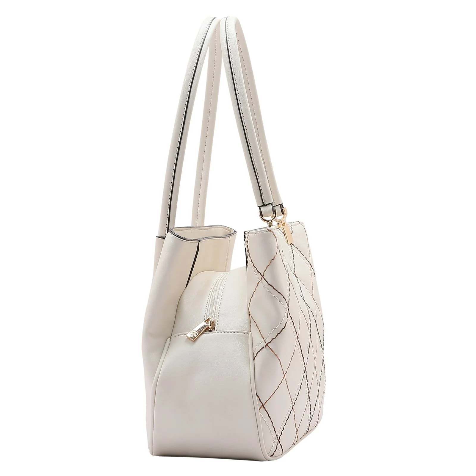 Bolsa Feminina Chenson Pesponto Delicado 3484676 Branco 2