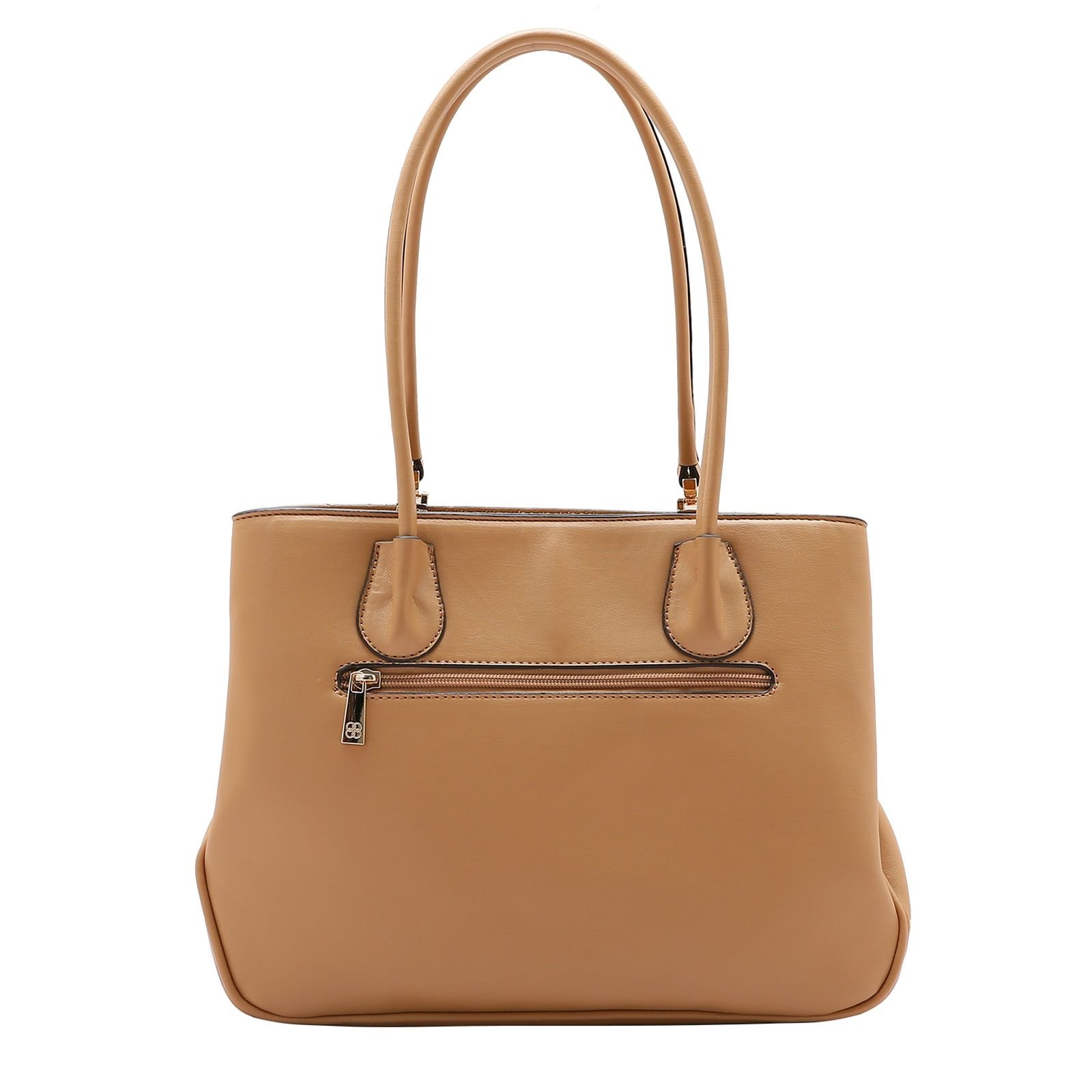 Bolsa Feminina Chenson Pesponto Delicado 3484676 Bege 3