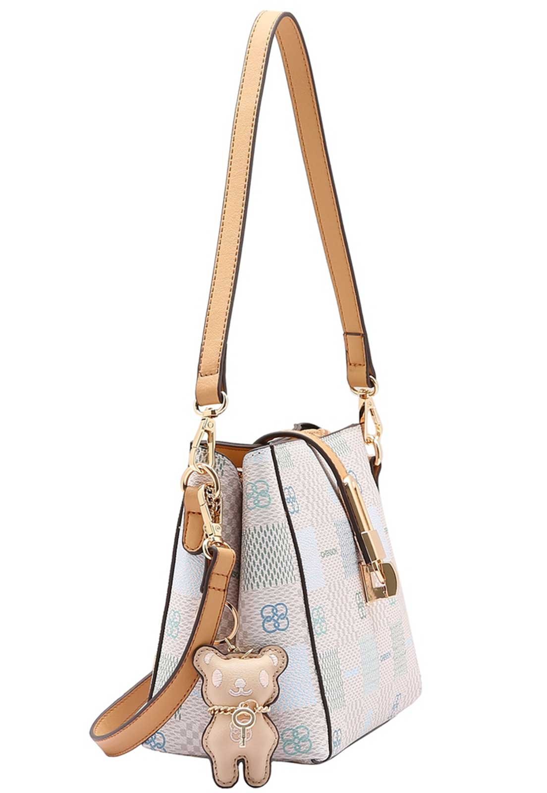 Bolsa Feminina Chenson Original Elemento Gráfico Ombro 3485097 Off White 2