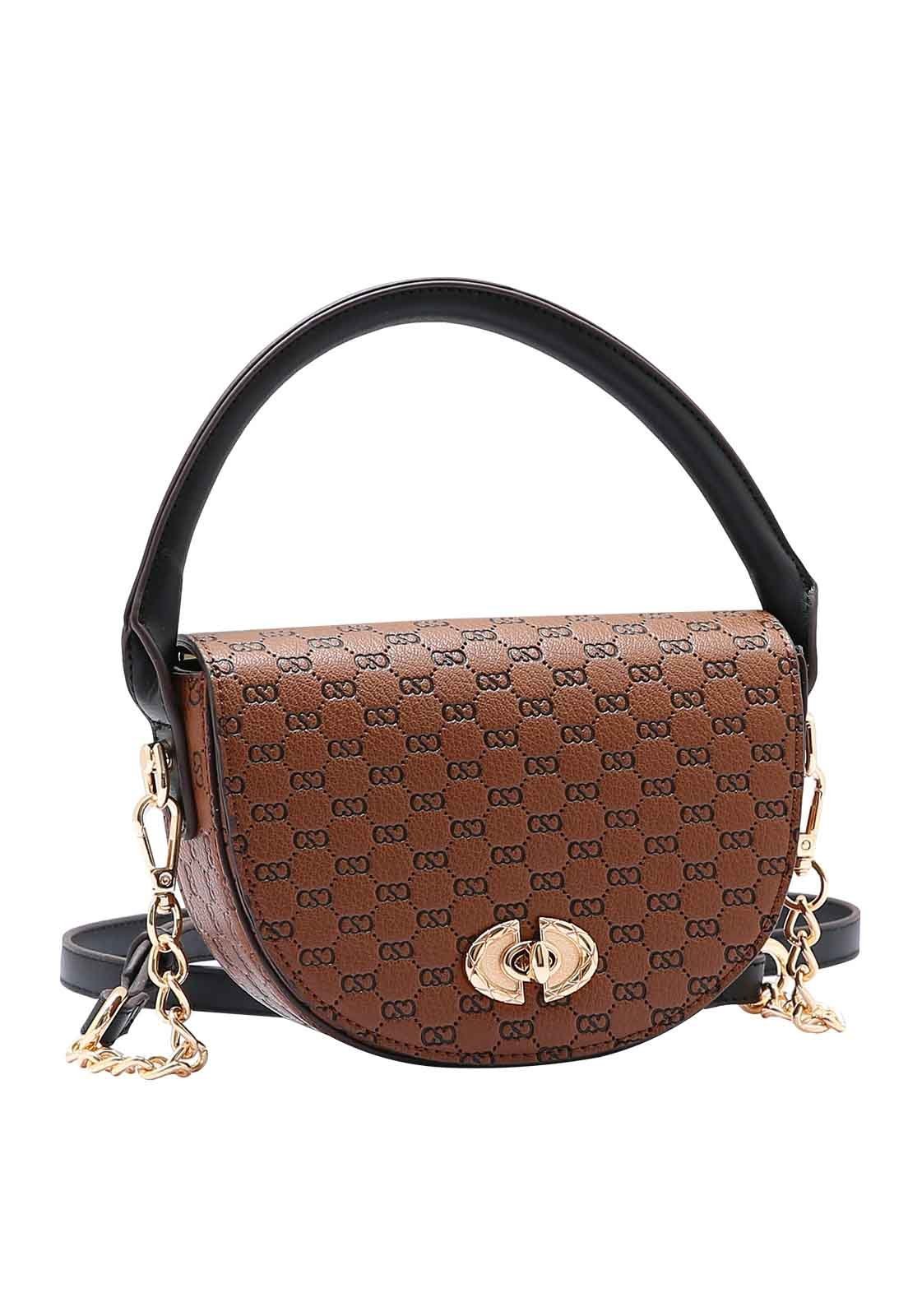 Bolsa Feminina Chenson Original Luxury Monograma Mão 3485049 Café 1