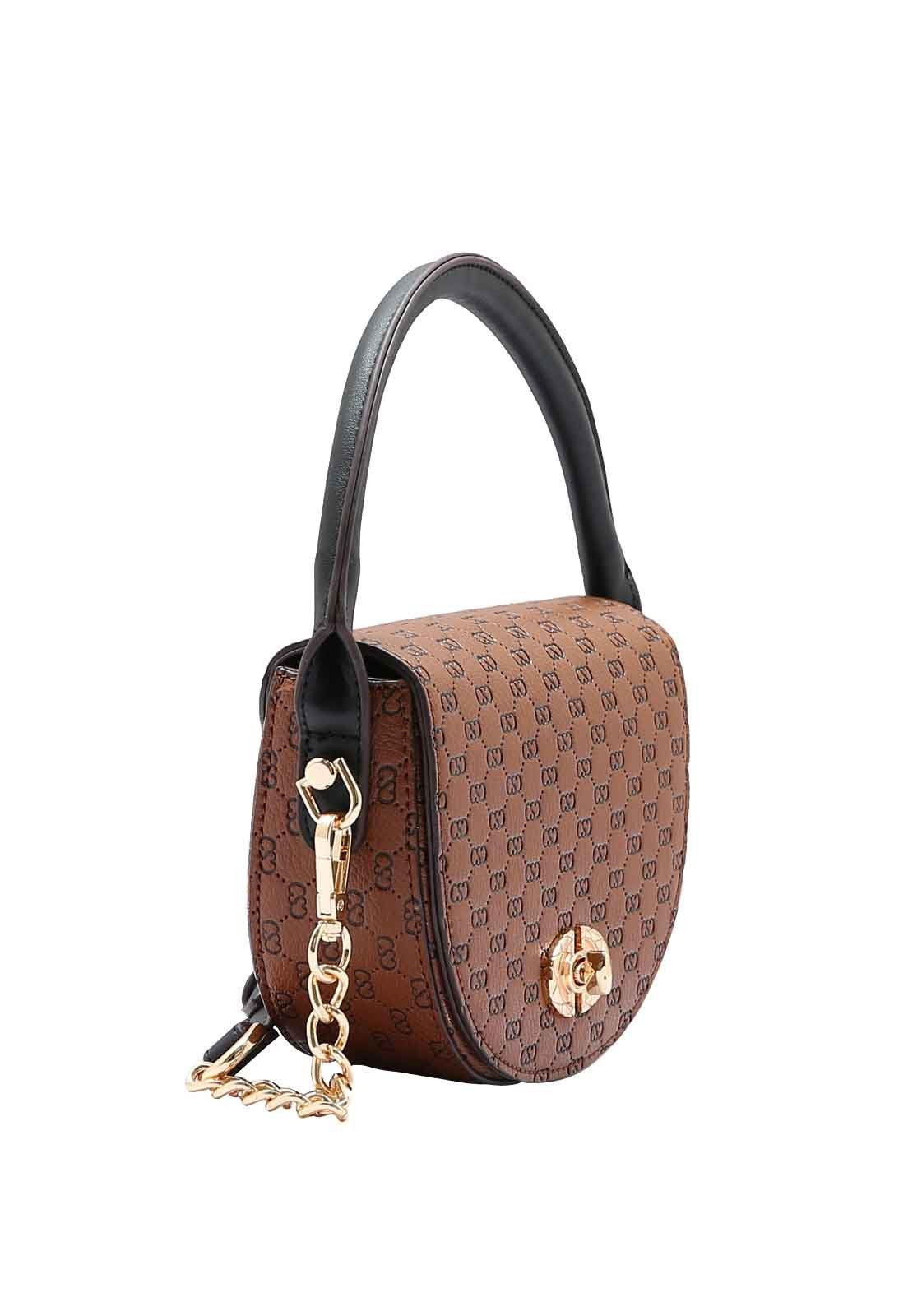 Bolsa Feminina Chenson Original Luxury Monograma Mão 3485049 Café 2