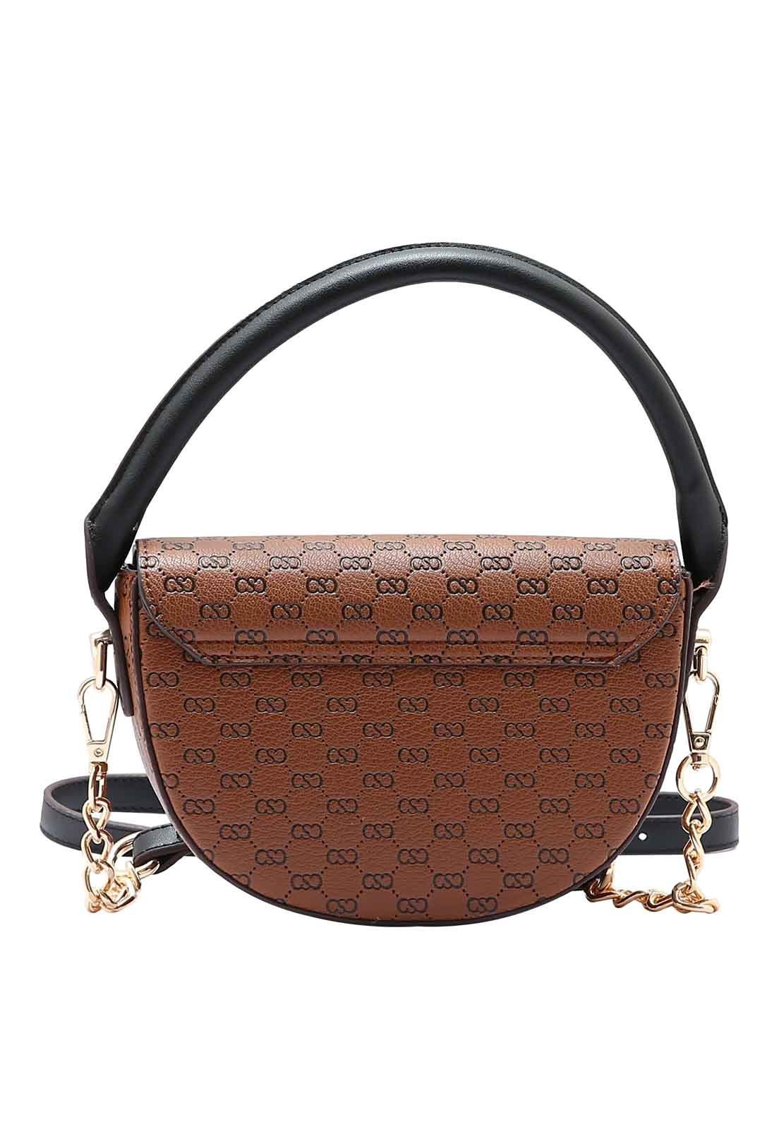 Bolsa Feminina Chenson Original Luxury Monograma Mão 3485049 Café 3