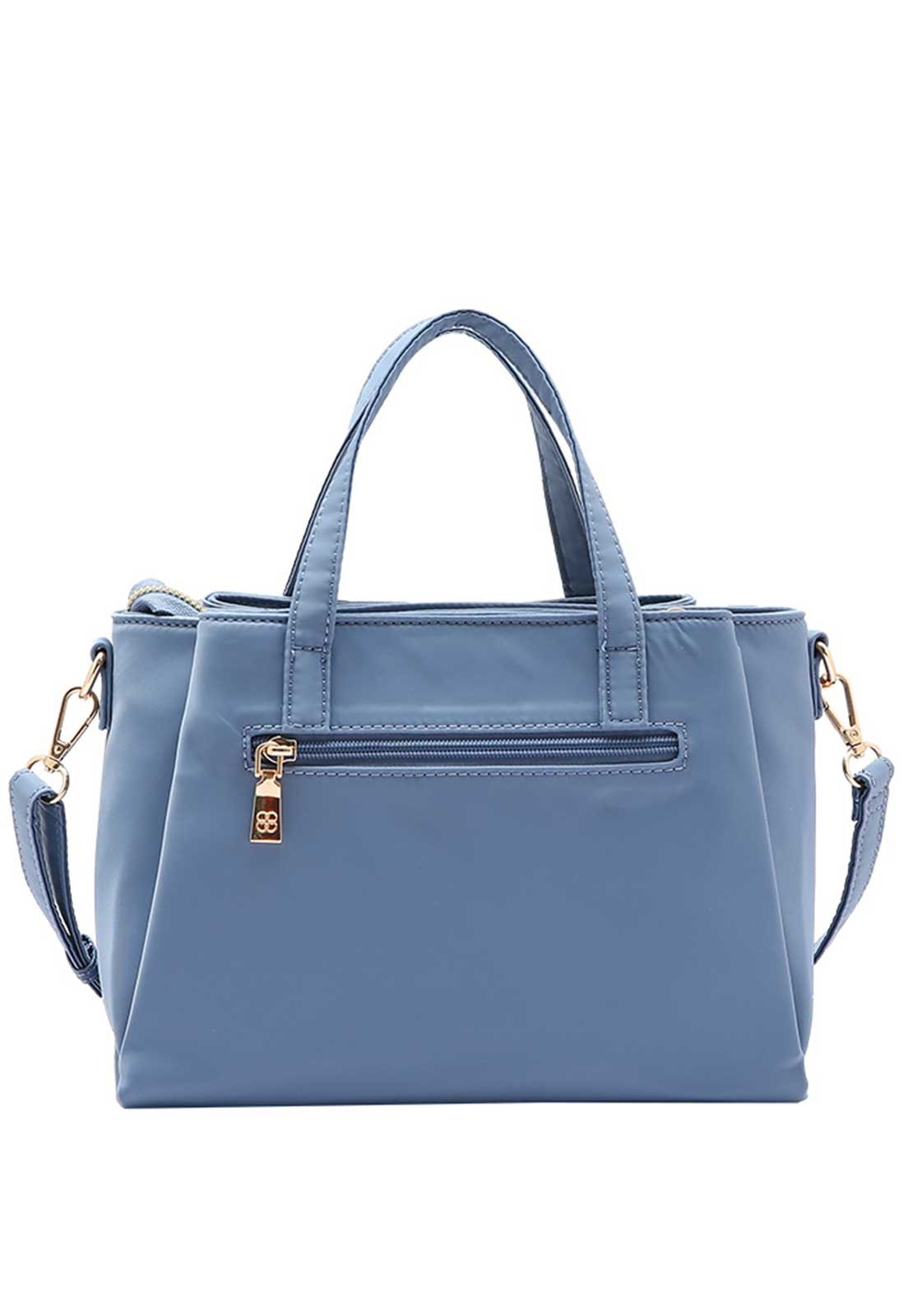 Bolsa Feminina Chenson Original Twill Nylon Mão 3784944 Azul 3