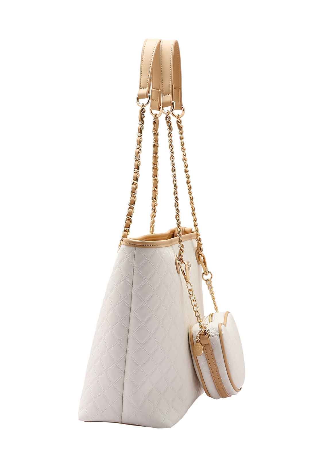 Bolsa Feminina Chenson Original Matelassê Cute Ombro 3484978 Nude 2