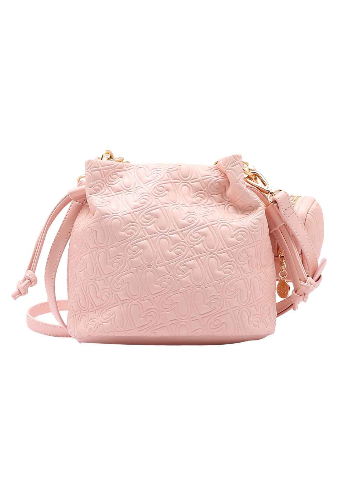 Bolsa Feminina Chenson Original Heart Cool Saco 3485105 Rosa 3