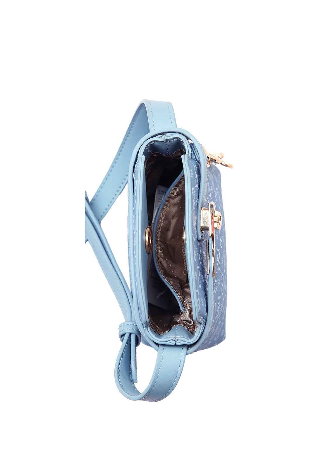 Bolsa Feminina Chenson Original Monograma Elegance Transversal 3484976 Azul 4