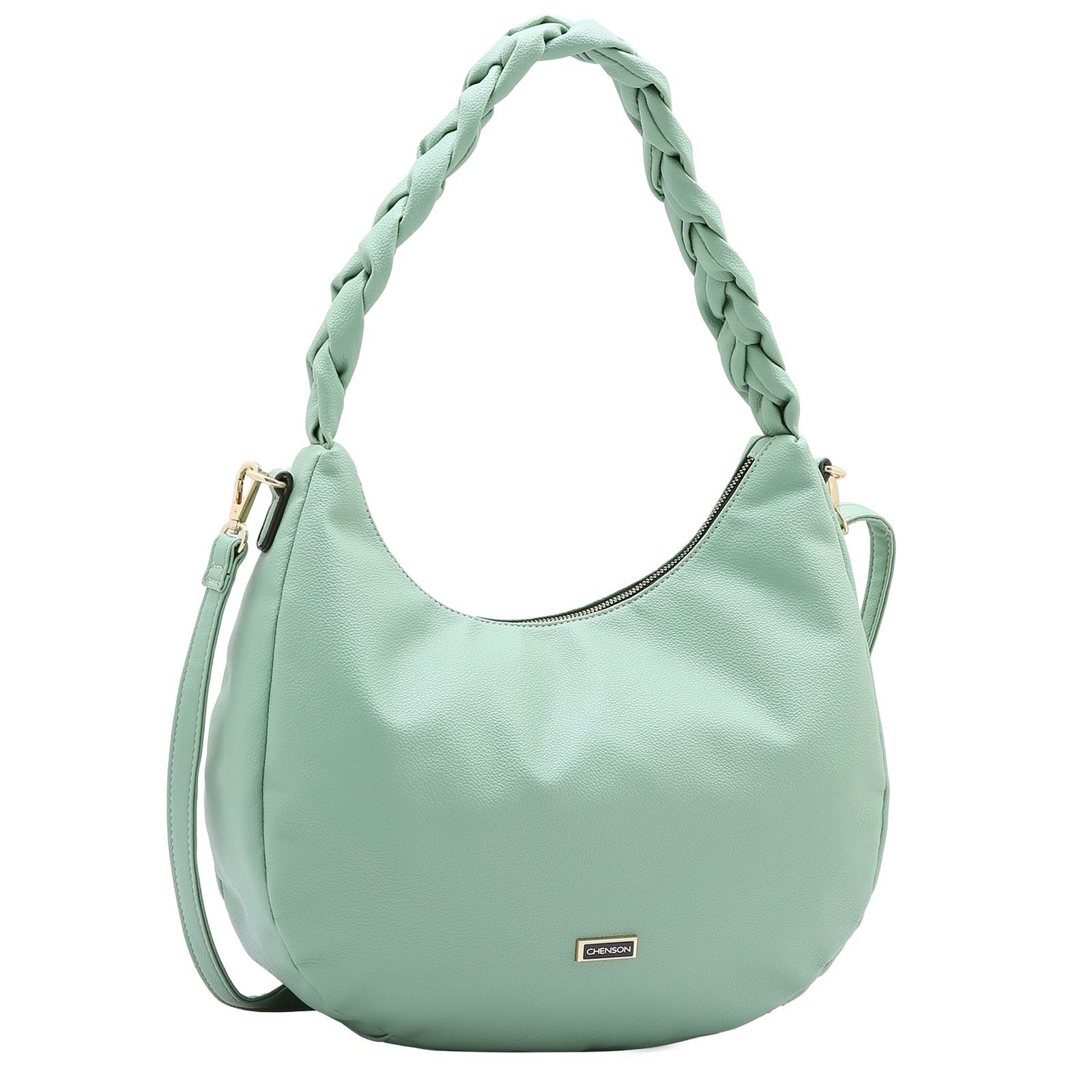 Bolsa Feminina Chenson Soft Trançado 3484646 Verde 1