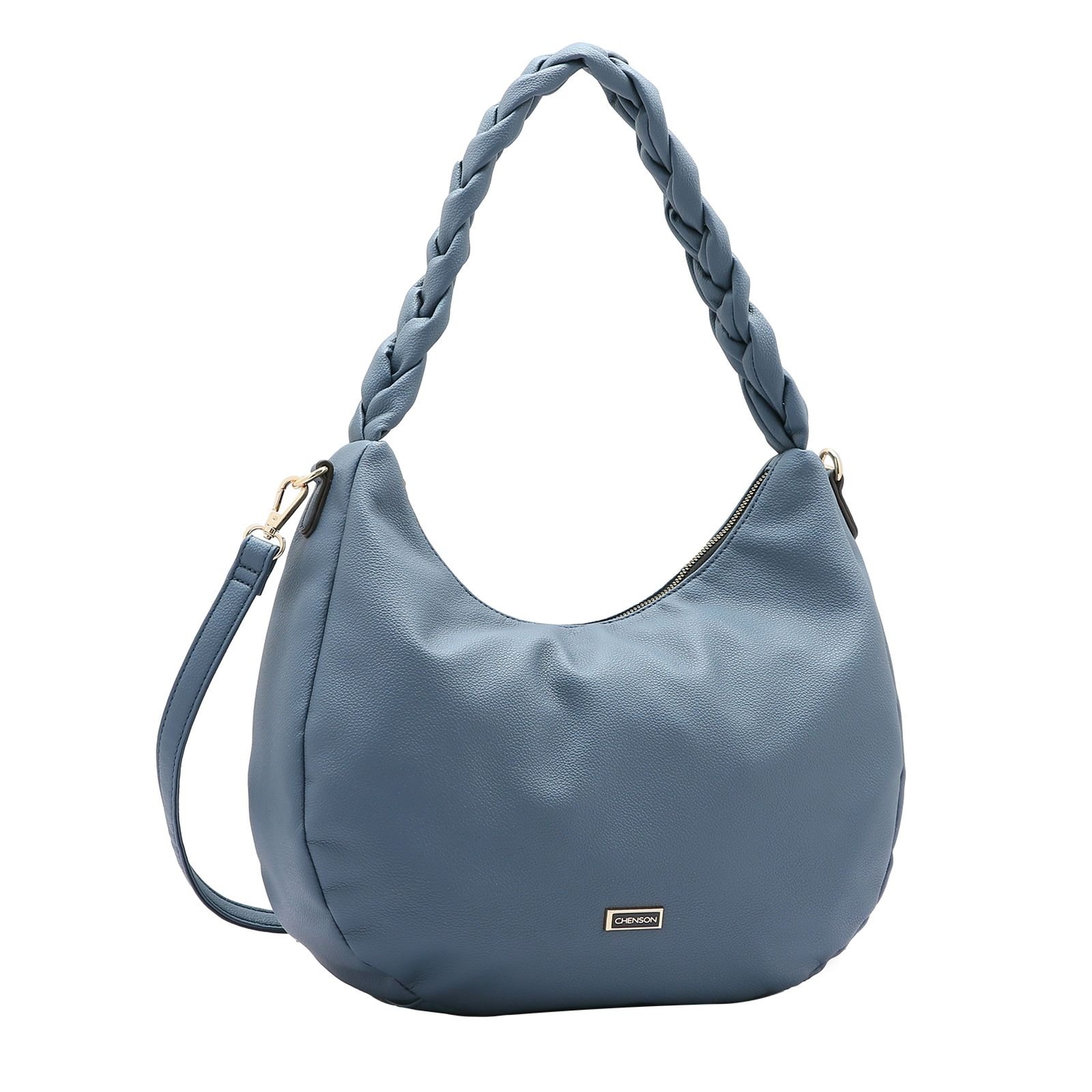 Bolsa Feminina Chenson Soft Trançado 3484646 Azul Marinho 1