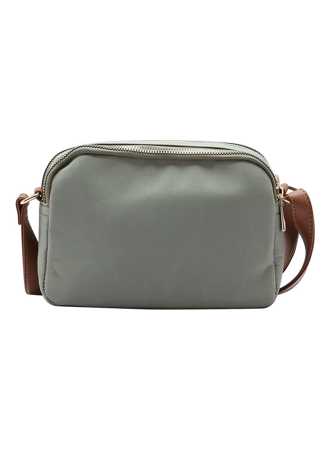 Bolsa Feminina Microfibra Transversal 3484133 Verde Musgo 3