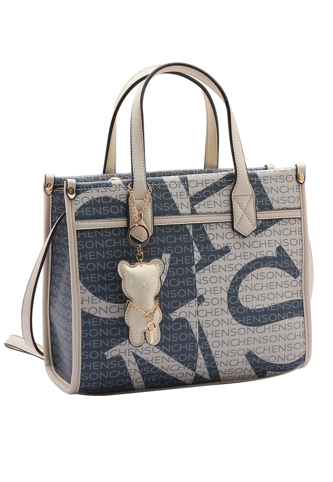 Bolsa Feminina Max Logo Mão 3484165 Azul 1